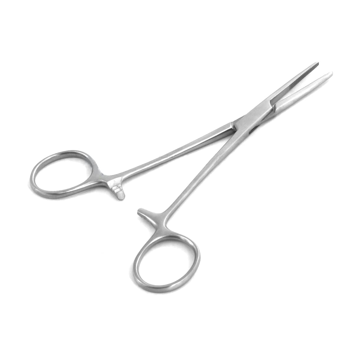 OdontoMed2011 Kelly Box Lock Forceps - Surgical Tweezers Clamp, Silver, Straight, 5.5 Inch - Ideal for Dental Procedures, Medical Surgeries & First Aid Kits