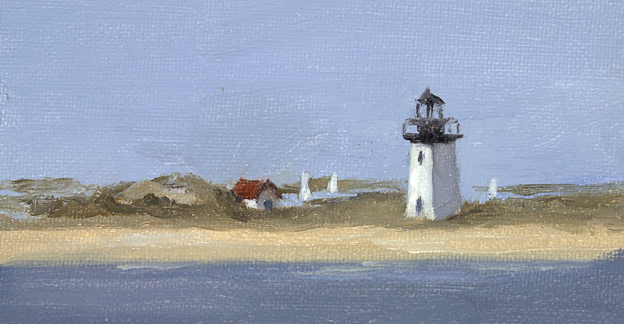 Original Lighthouse Oil Painting on Canvas Board - Handmade Coastal Artwork for Home & Office Decor | Perfect for Living Room, Bedroom, or Beach House Wall Art