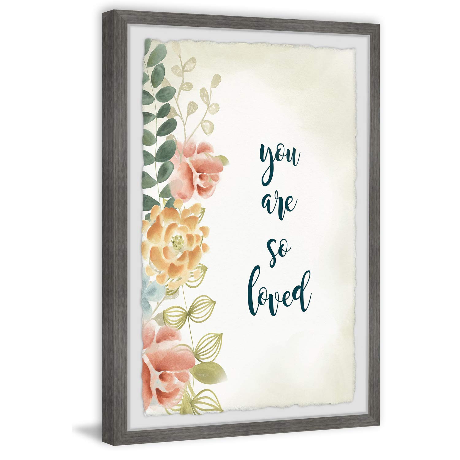 Marmont Hill Baby Girl II Framed Wall Art Print - 20x30 Inches - Nursery Decor, Kids Room, Baby Shower Gift