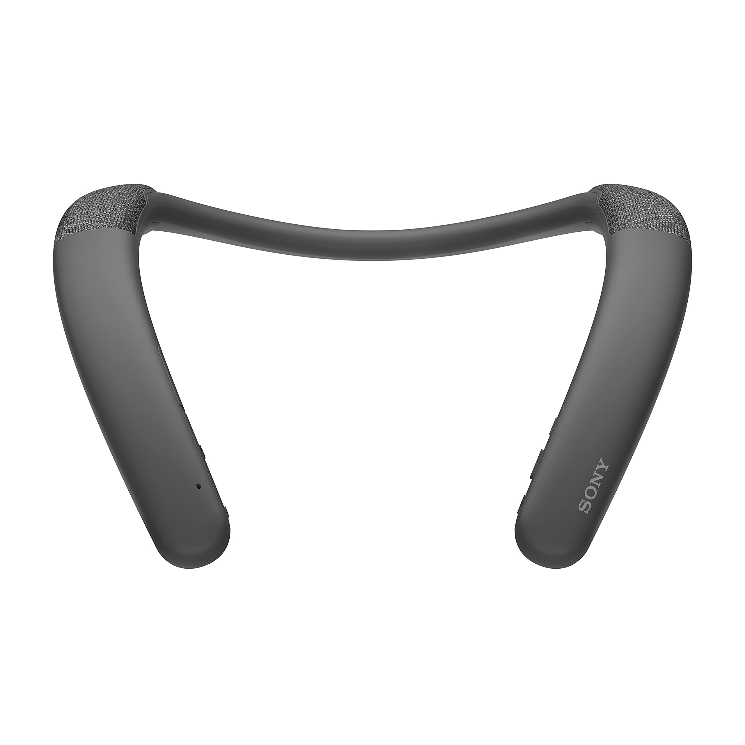 Sony SRS-NB10 Wireless Neckband Bluetooth Speaker with Microphone - Hands-Free Calling, 16H Battery, IPX4 Water Resistant - Charcoal Gray (Renewed) - Perfect for Workouts, Commuting & Home Office Use