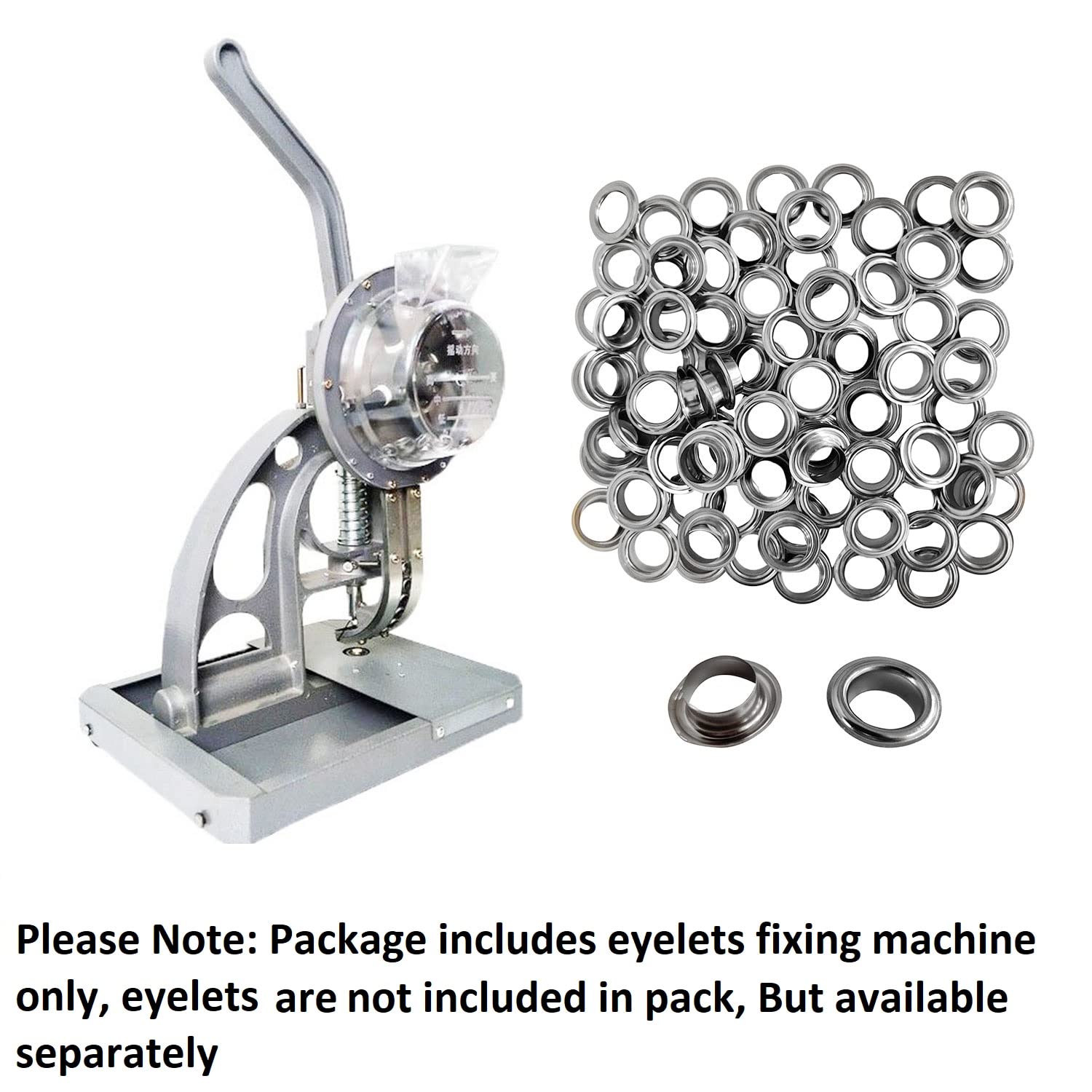 6mm Semi-Automatic Eyelet Machine | Grommet Punch & Set Tool | Heavy Duty Grommet Press for Banners, Signs, Tarps & Fabric | Perfect for DIY Projects, Trade Shows & Business Advertising