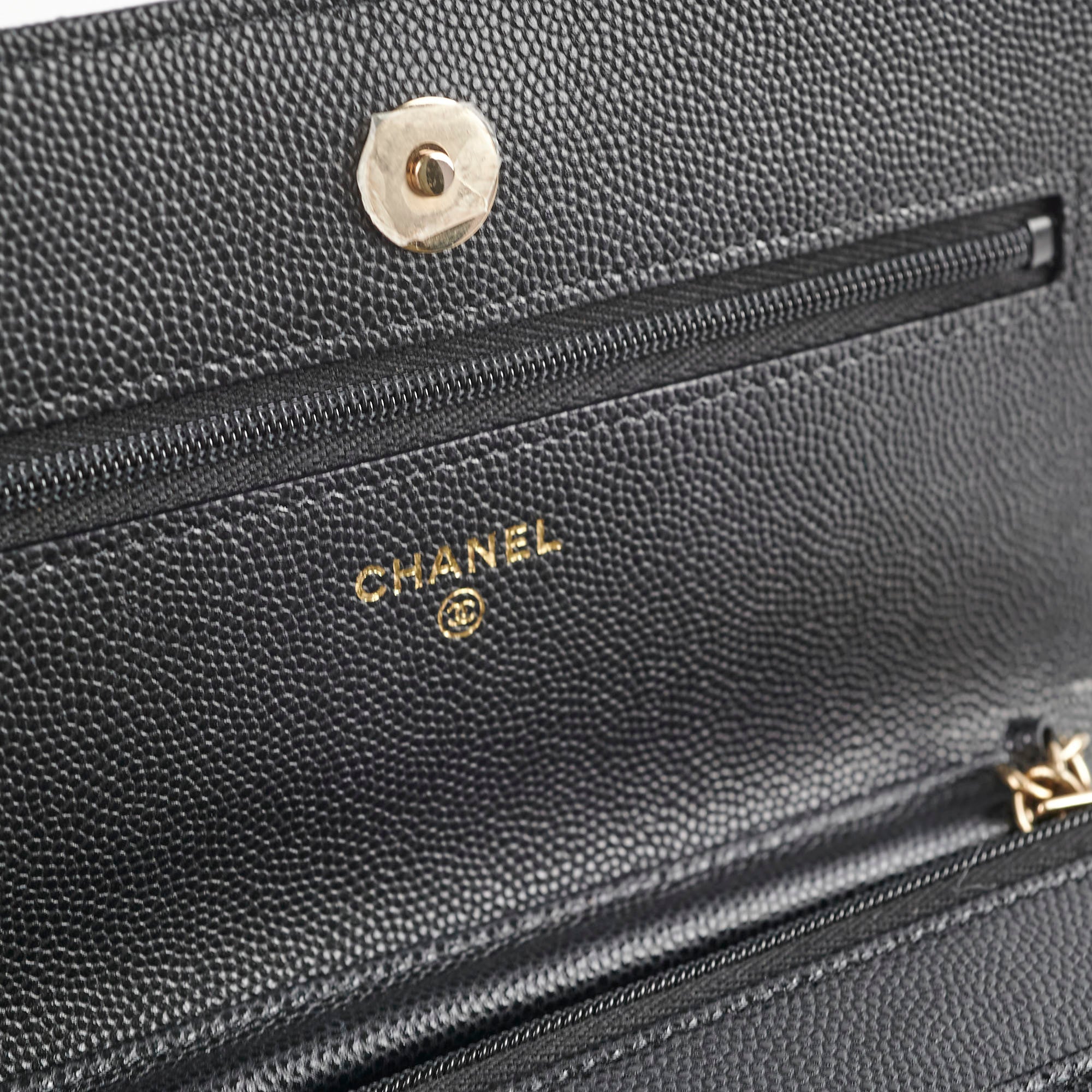 Authentic Chanel Caviar Wallet On Chain WOC Black Microchipped - Luxury Crossbody Bag for Women, Perfect for Evening Events & Daily Use