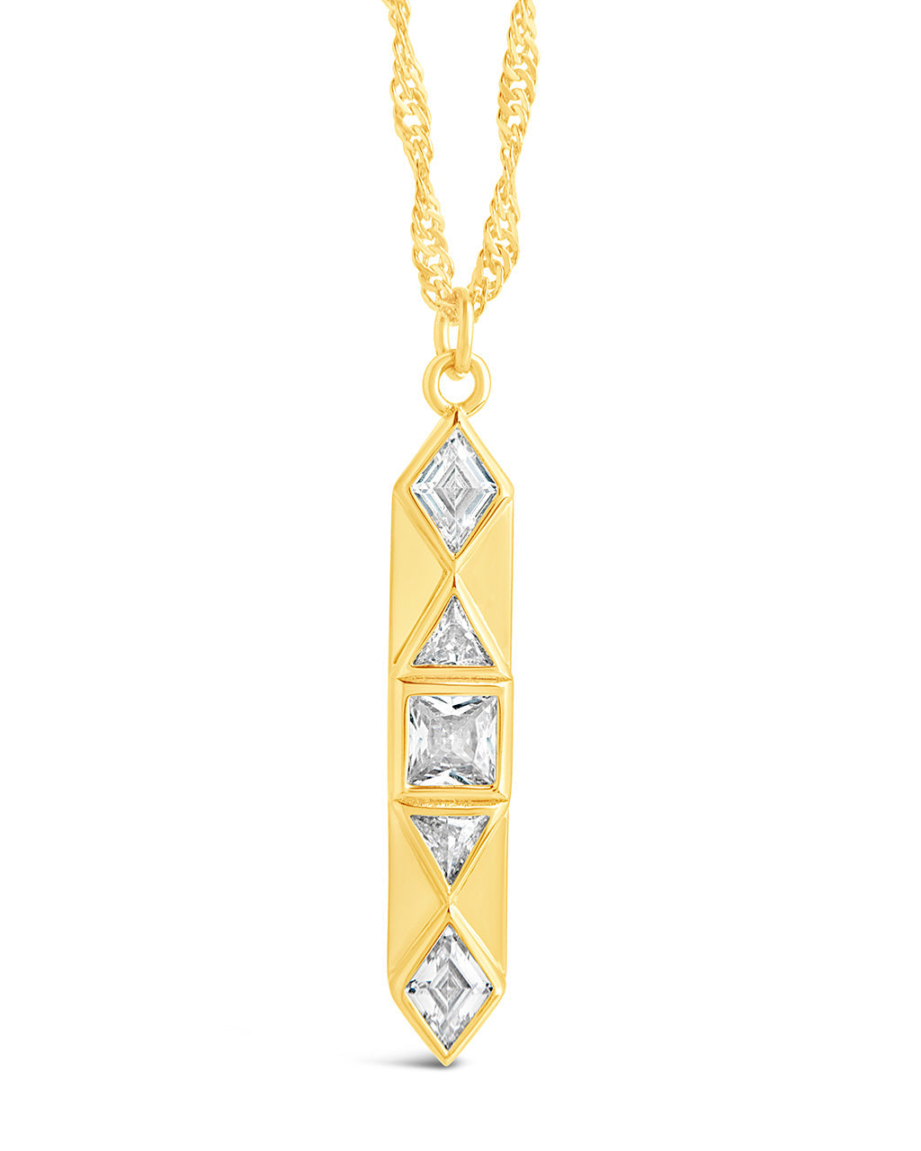 Romilly CZ Drop Pendant Necklace - Elegant Cubic Zirconia Jewelry for Women | Perfect for Parties, Weddings & Date Nights