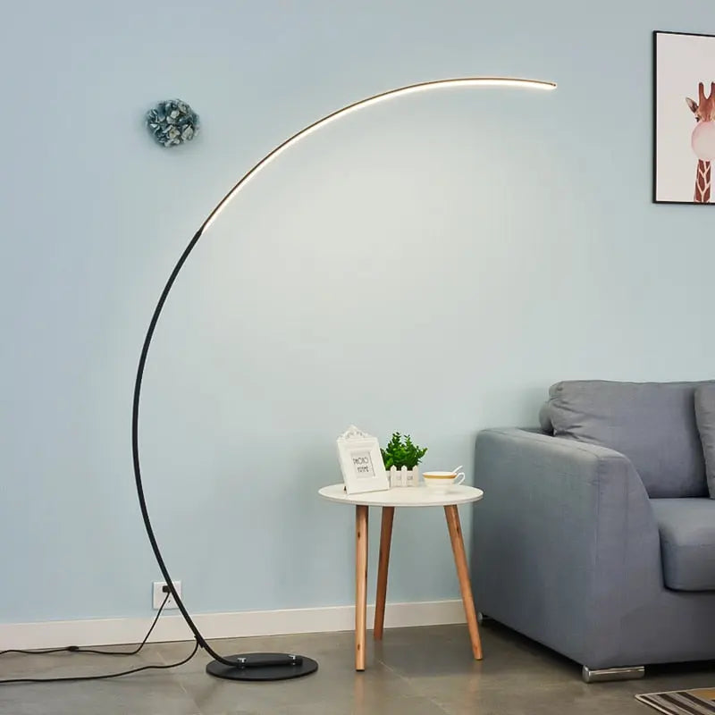 Alisya Adjustable Floor Lamp with Articulating Arm - Modern LED Reading Light for Living Room, Bedroom, or Office - Dimmable Task Lighting for Study, Work, and Relaxation