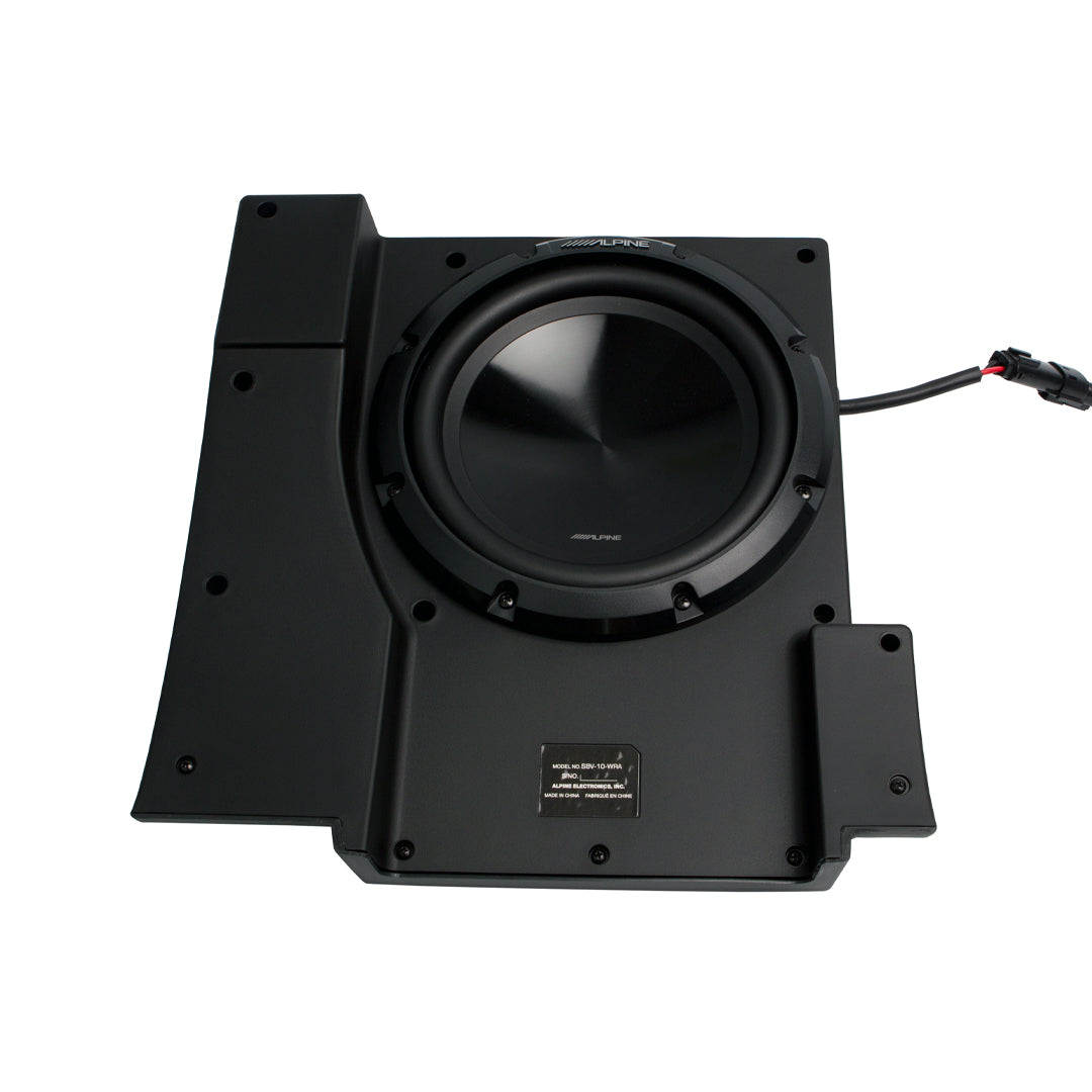 Alpine SBV-10 WRA 10-Inch Pre-Loaded Subwoofer for 2007-2018 Jeep Wrangler JKU - Premium Bass Upgrade for Off-Road Adventures & Car Audio Systems