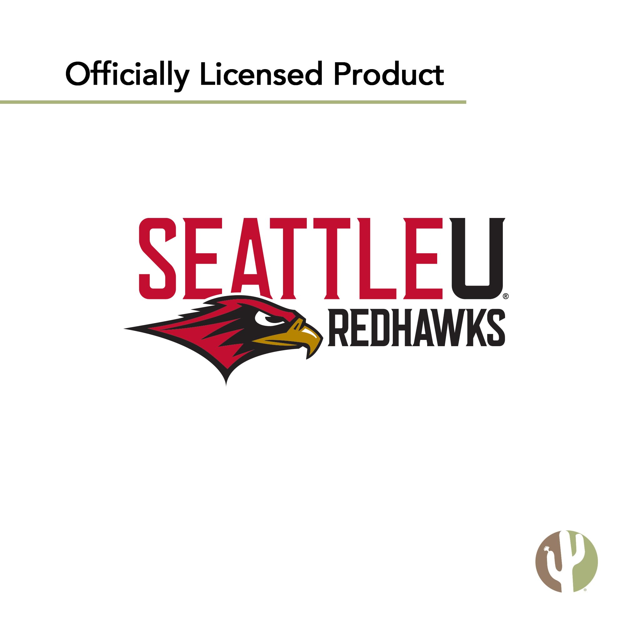 Seattle University Redhawks Desert Cactus Vinyl Decal Sticker - Waterproof Laptop, Car, Water Bottle, Scrapbook Decor - Perfect for College Dorm, School Spirit, and Fan Gifts (IND 00025A)