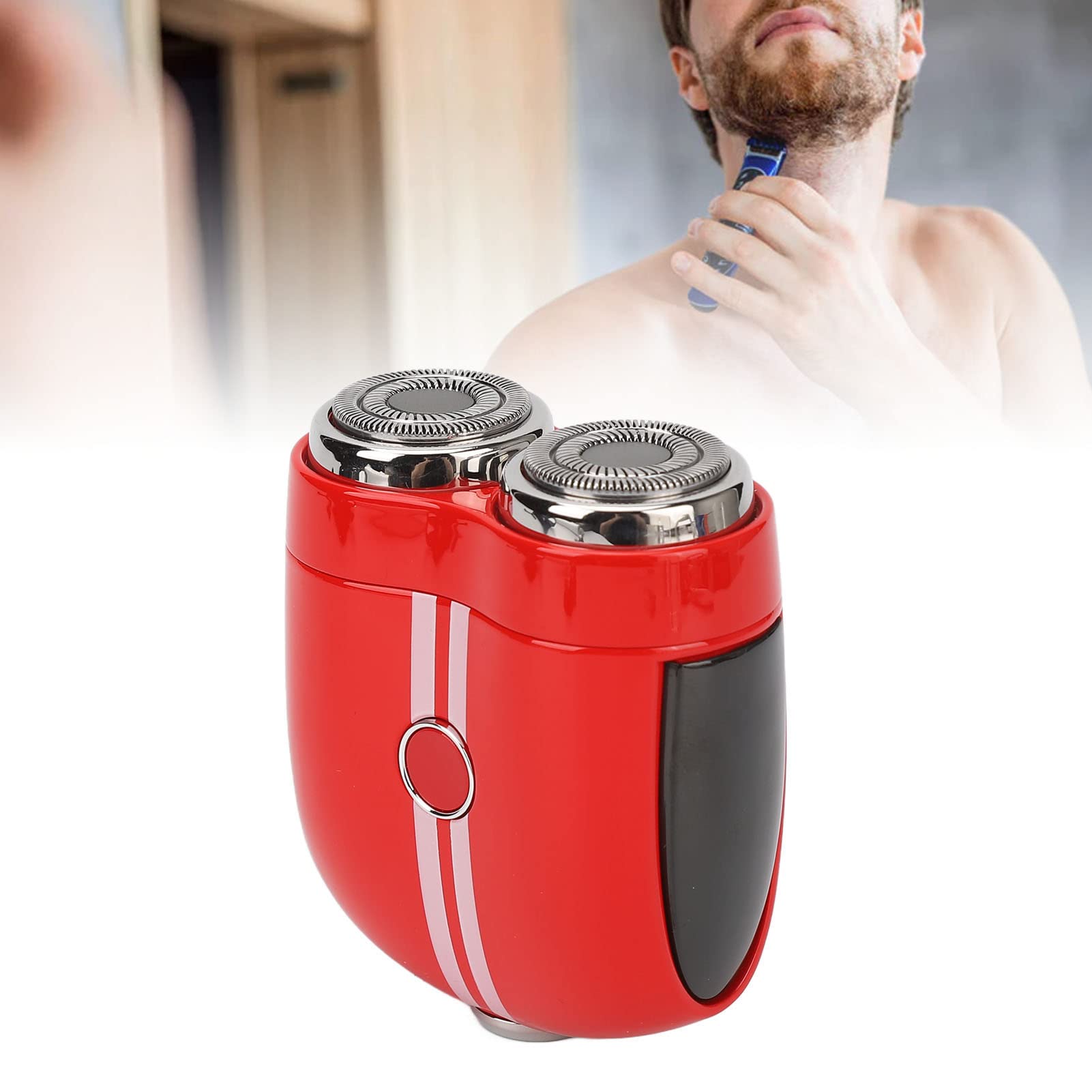 Electric Shaver for Men - Waterproof USB Rechargeable Beard Trimmer & Body Groomer, Portable Travel Razor with Facial Hair Shaving - Perfect for Home, Gym, and Business Trips
