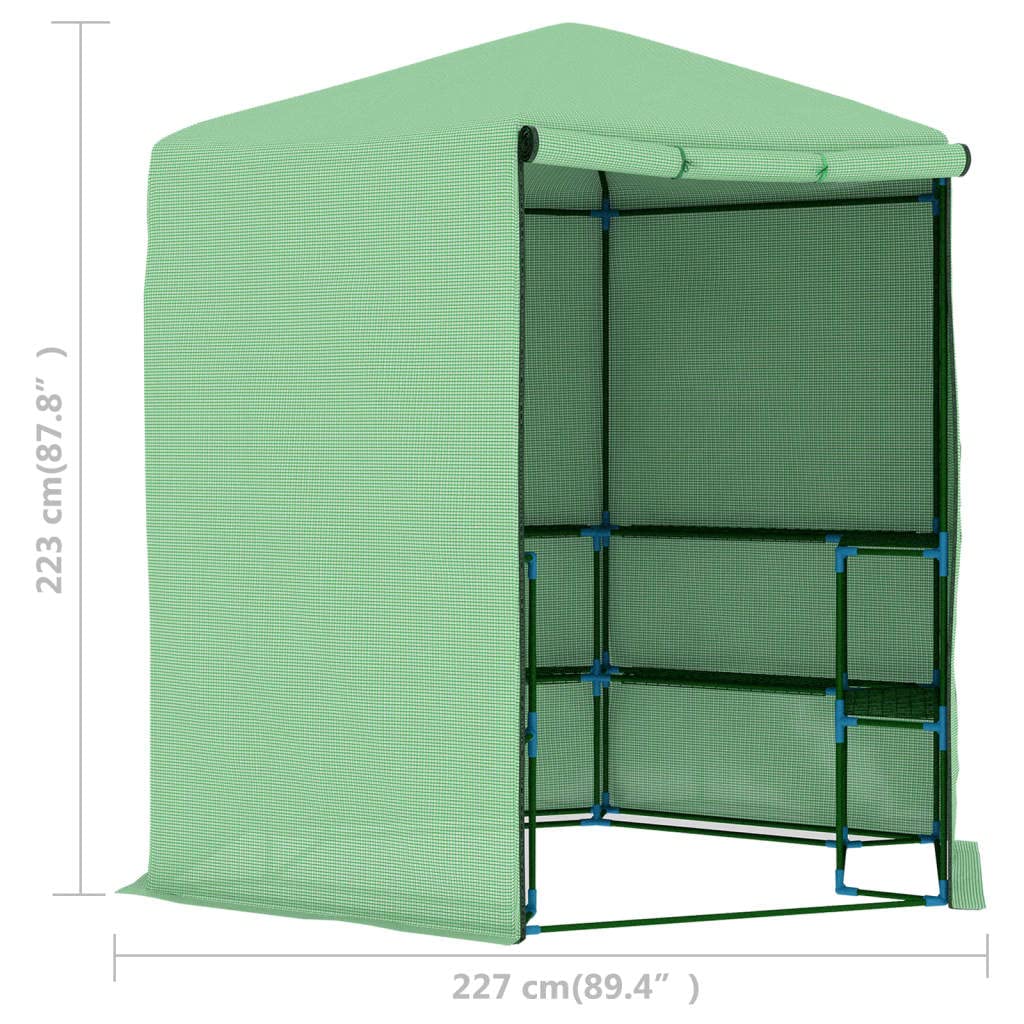vidaXL Spacious Greenhouse 89.4
