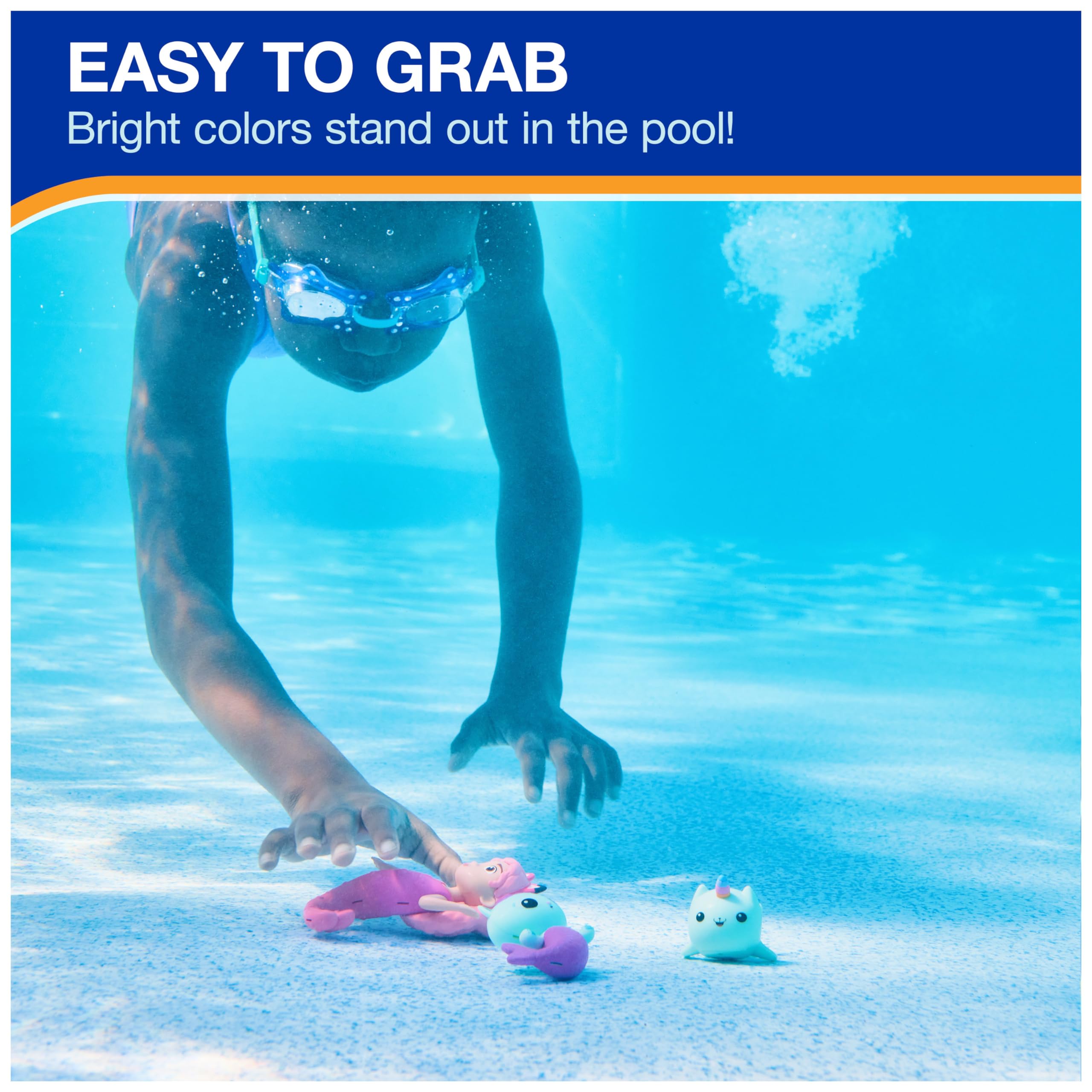 SwimWays Gabby's Dollhouse Dive Characters 3-Pack - Kids Pool Toys & Swimming Accessories for Ages 5+, Fun Water Toys for Pool Parties & Summer Playtime