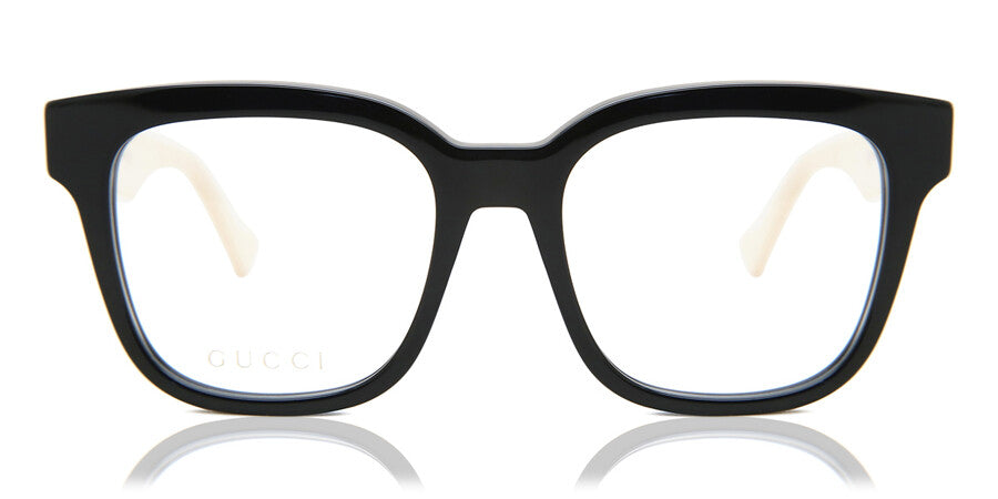 Gucci GG0958O Square Sunglasses - Black & Ivory Tortoise Shell Frames for Women | Luxury Designer Shades for Everyday Wear, Beach & Outdoor Activities