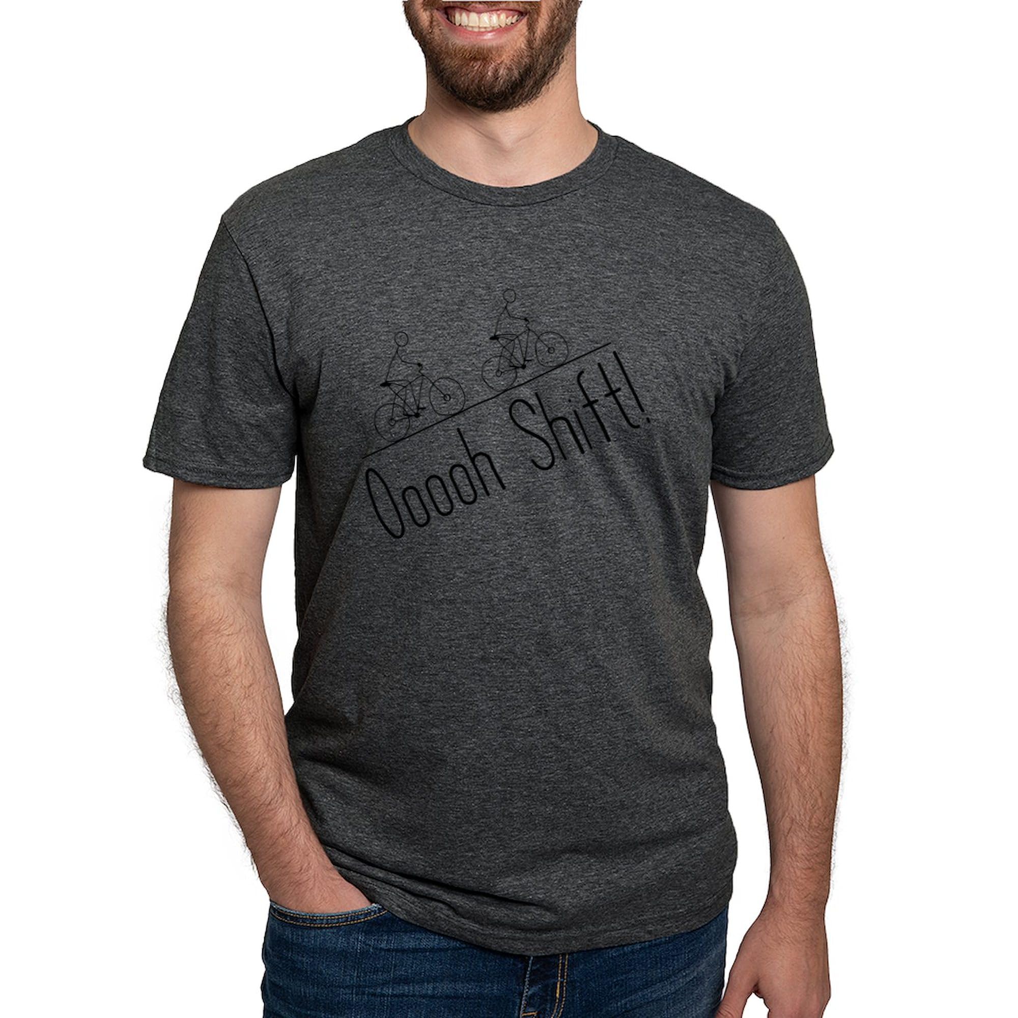 Ooooh Shift! Men's Premium Tri-Blend T-Shirt - Soft & Comfortable Casual Tee for Everyday Wear - Perfect for Work, Gym & Weekend Outings