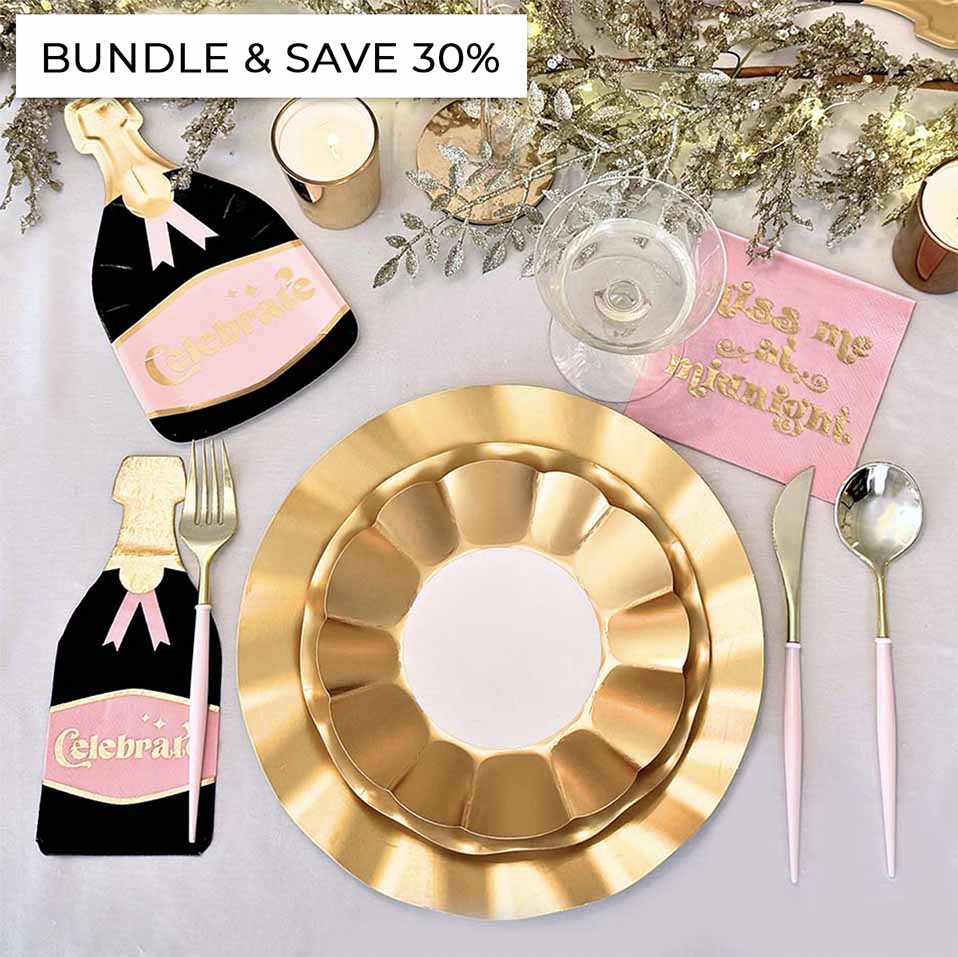 Ultimate New Year's Tablescape Decorations - Elegant Holiday Table Setting for Celebrations & Parties | Perfect for NYE, Christmas & Special Occasions