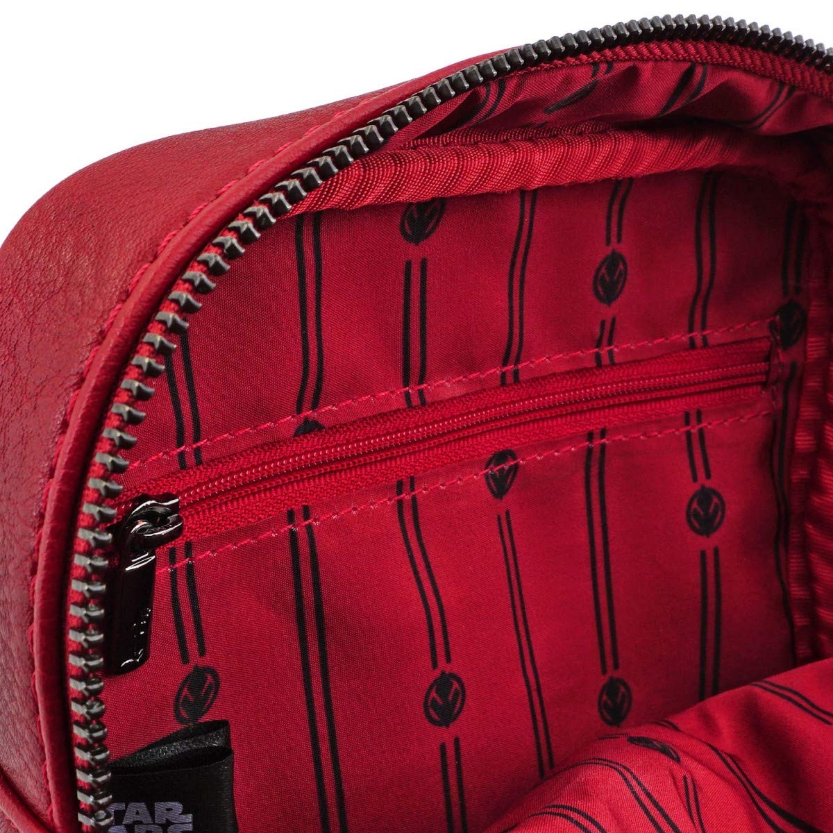 Loungefly Star Wars Sith Trooper Crossbody Bag for Women - Red One Size | Lightweight & Durable | Perfect for Cosplay, Conventions & Everyday Use