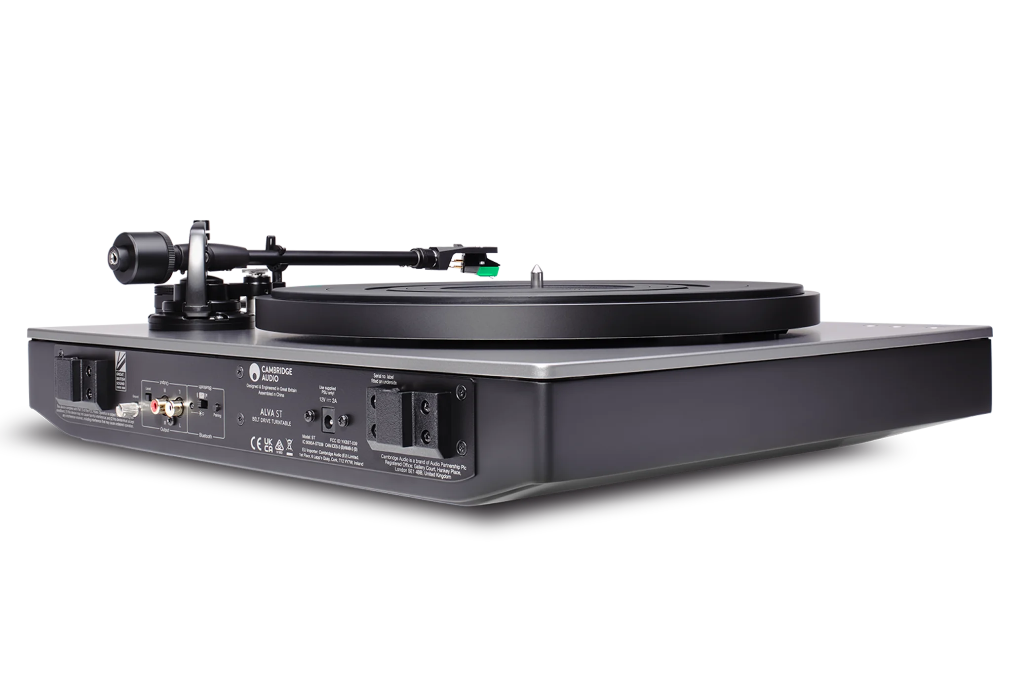 Cambridge Audio ALVA ST Belt Drive Turntable with Bluetooth® aptX HD - High Fidelity Vinyl Record Player for Home Audio & Wireless Streaming - Perfect for Audiophiles & Music Enthusiasts