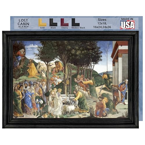 Eventos De La Vida De Moiss Sandro Botticelli