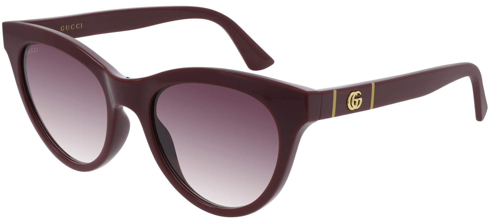 Gucci GG 0763 S-003 Burgundy Red Sunglasses for Women - Luxury Designer Shades for Driving, Beach & Outdoor Fashion