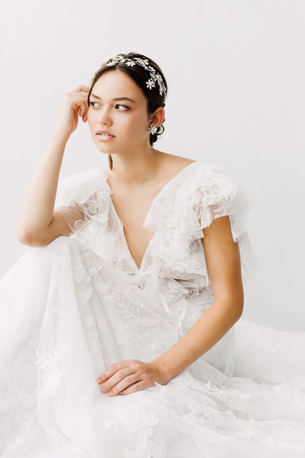 Loretta Halo Headband - Elegant Rhinestone Hair Accessory for Women & Girls | Perfect for Weddings, Parties, and Everyday Wear