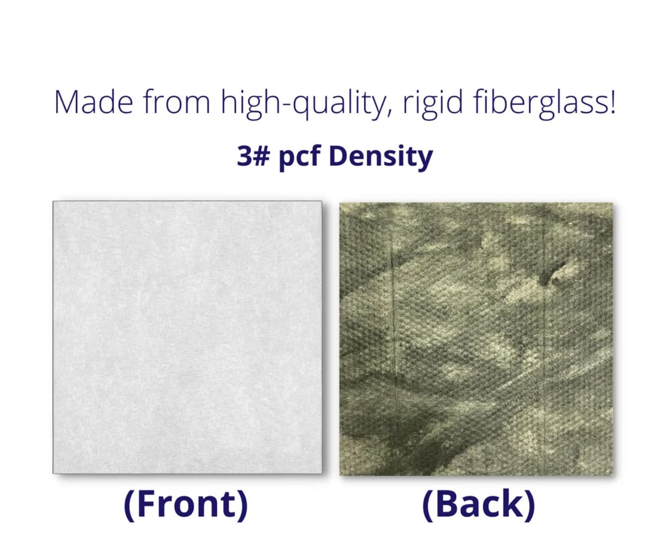 Soundproof Acoustic Ceiling Tiles - White & Light Gray Noise Reducing Panels for Home/Office (3 Sizes) - Perfect for Home Theaters, Recording Studios & Office Sound Control