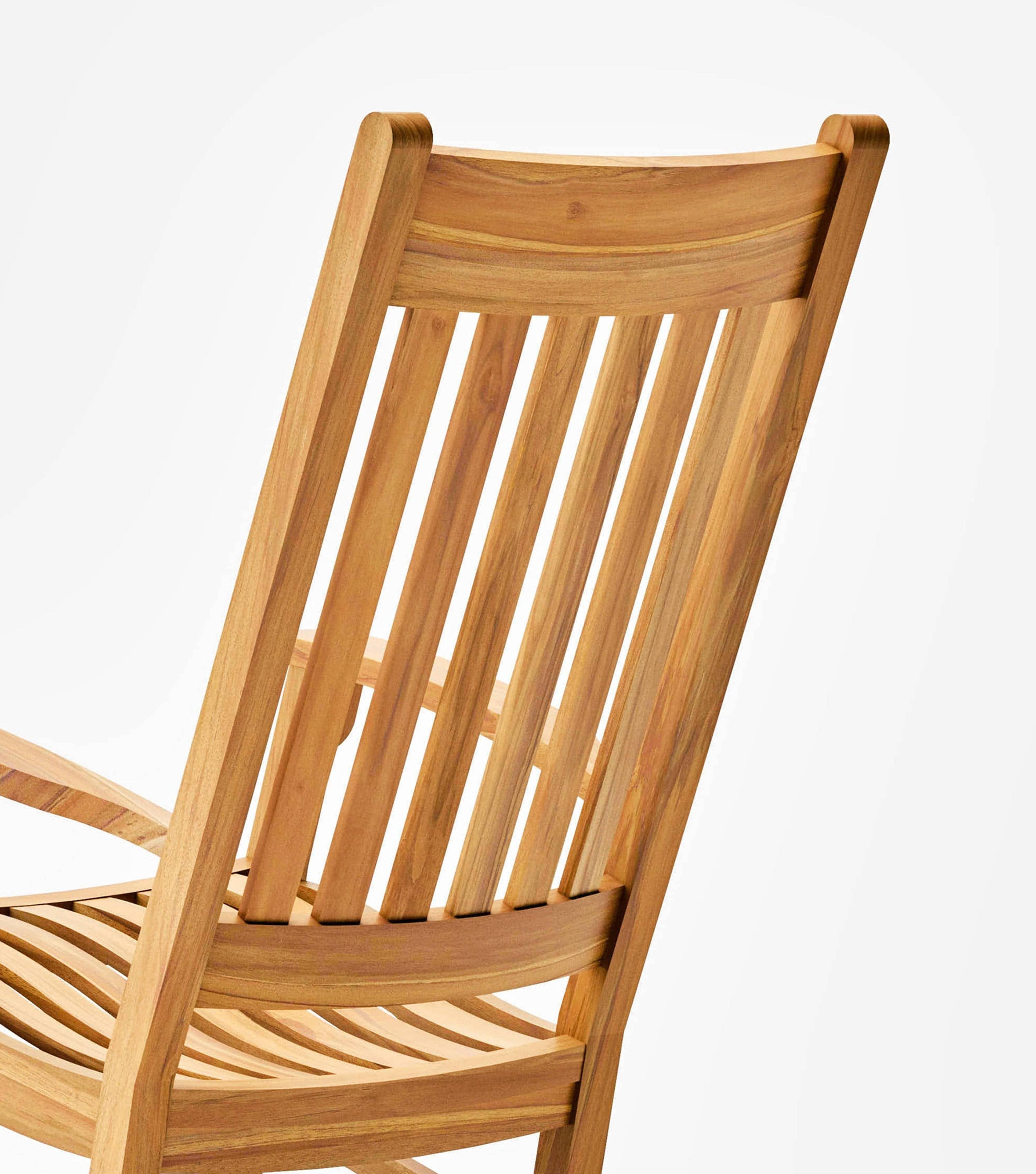 Comfortable Zelaya Rocking Chair for Living Room & Nursery - Relaxing Wooden Rocker with Padded Seat - Perfect for Reading, Nursing & Lounging