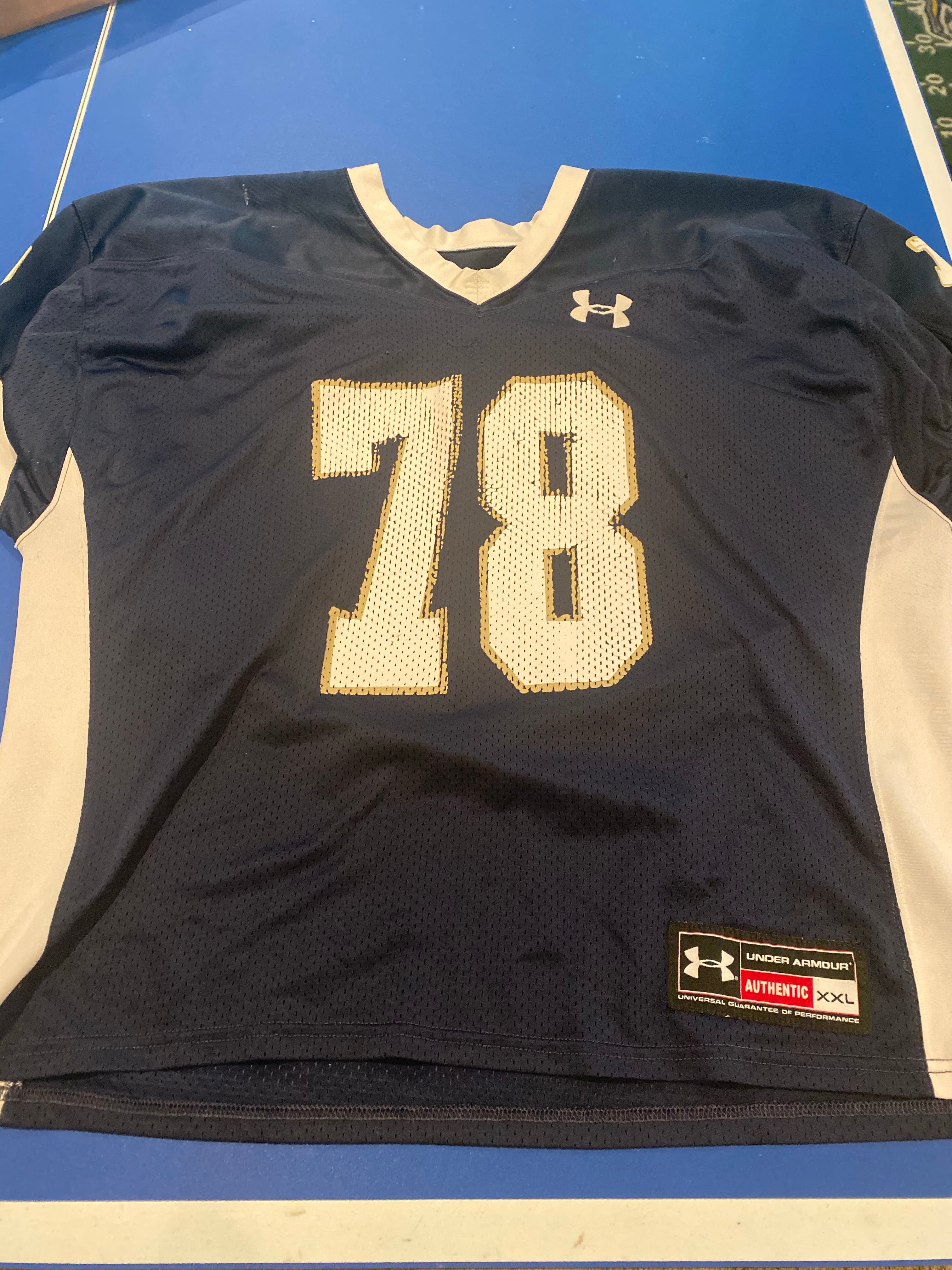 Ronnie Stanley Notre Dame Football Game-Worn Jersey #78 by Under Armour – Authentic Collectible for Fans & Memorabilia Enthusiasts | Perfect for Display, Gifting, and Sports Memorabilia Collections