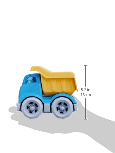 Green Toys Construction Truck 3 Pack - Eco-Friendly Plastic Toy Vehicles for Kids | Perfect for Sandbox Play, Pretend Construction Sites & STEM Learning