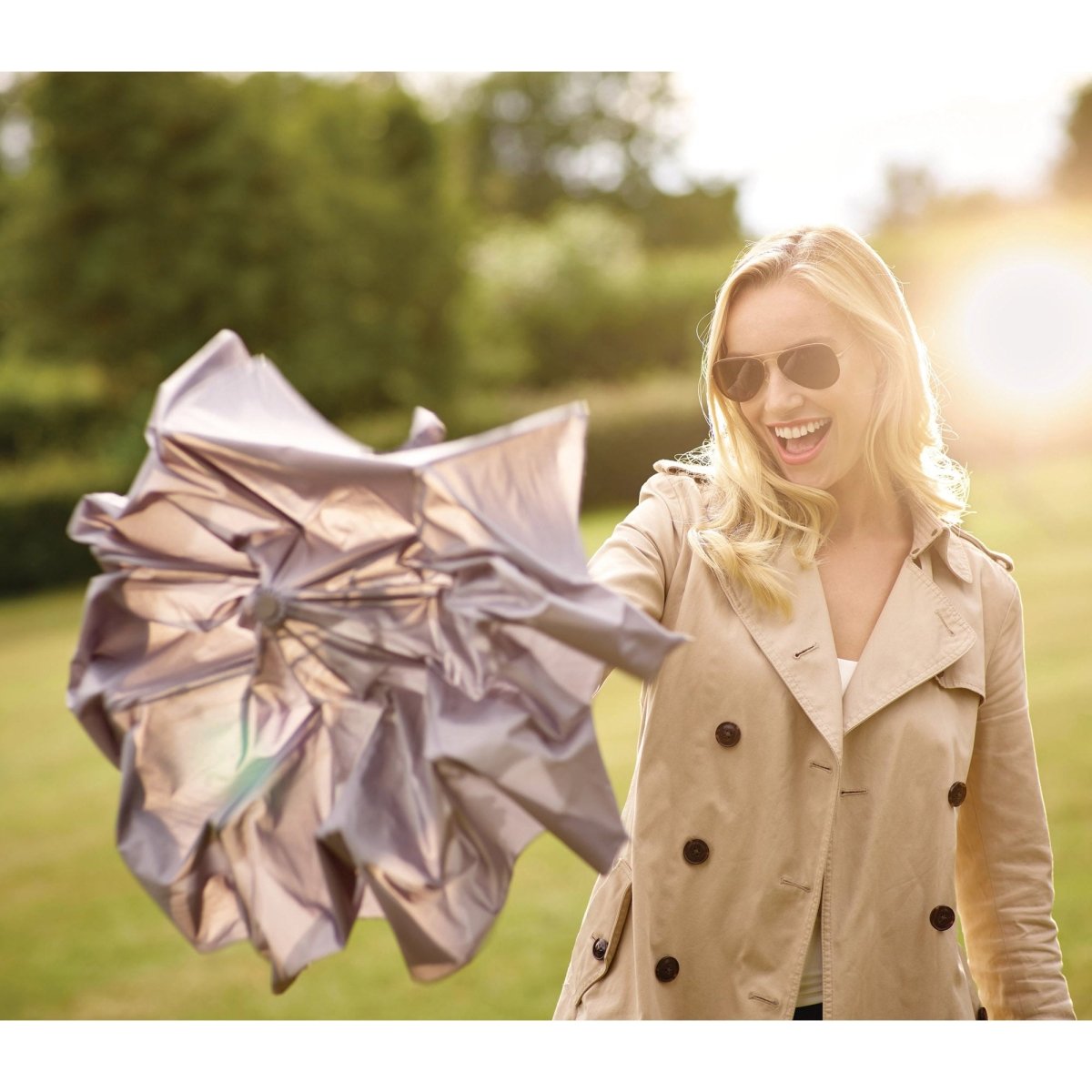 Go Travel Automatic Umbrella - Windproof Compact Travel Umbrella with Auto Open/Close for Men & Women - Perfect for Commuting, Hiking, and Outdoor Activities