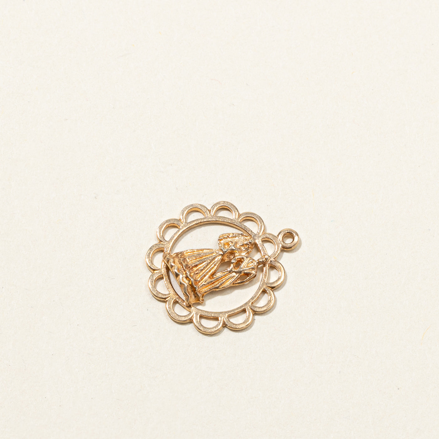 10K Gold Couple Charm Necklace - Matching His & Hers Love Pendant for Anniversary, Wedding, Valentine's Day Gift - Perfect for Couples, Romantic Occasions and Everyday Wear
