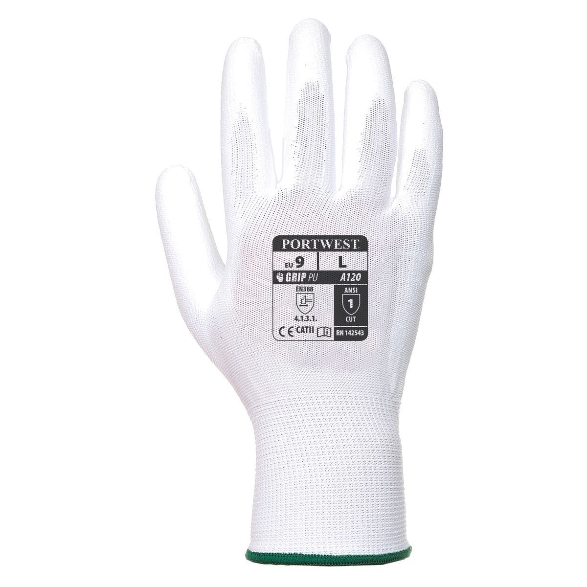 Style A120 PU Palm Gloves - Durable Work Gloves for Gardening, Construction & Outdoor Activities - Non-Slip Grip & Comfortable Fit