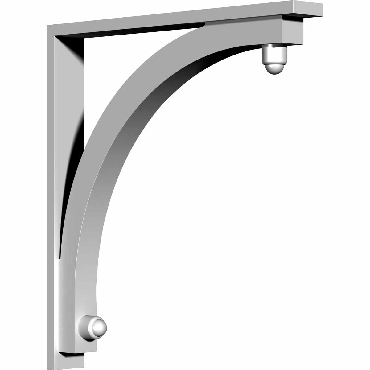 3.5''W x 28''D x 30''H Covington Corbel - Decorative Wooden Bracket for Shelves, Cabinets & Home Décor