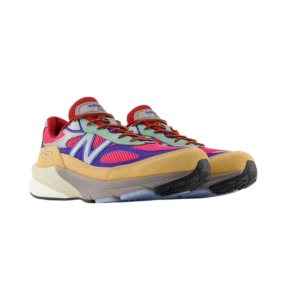 New Balance x Action Bronson 990v6 Sneakers - Hi Pink & Royal Blue Colorway | Limited Edition Running Shoes for Men & Women | Perfect for Jogging, Gym Workouts & Streetwear Fashion