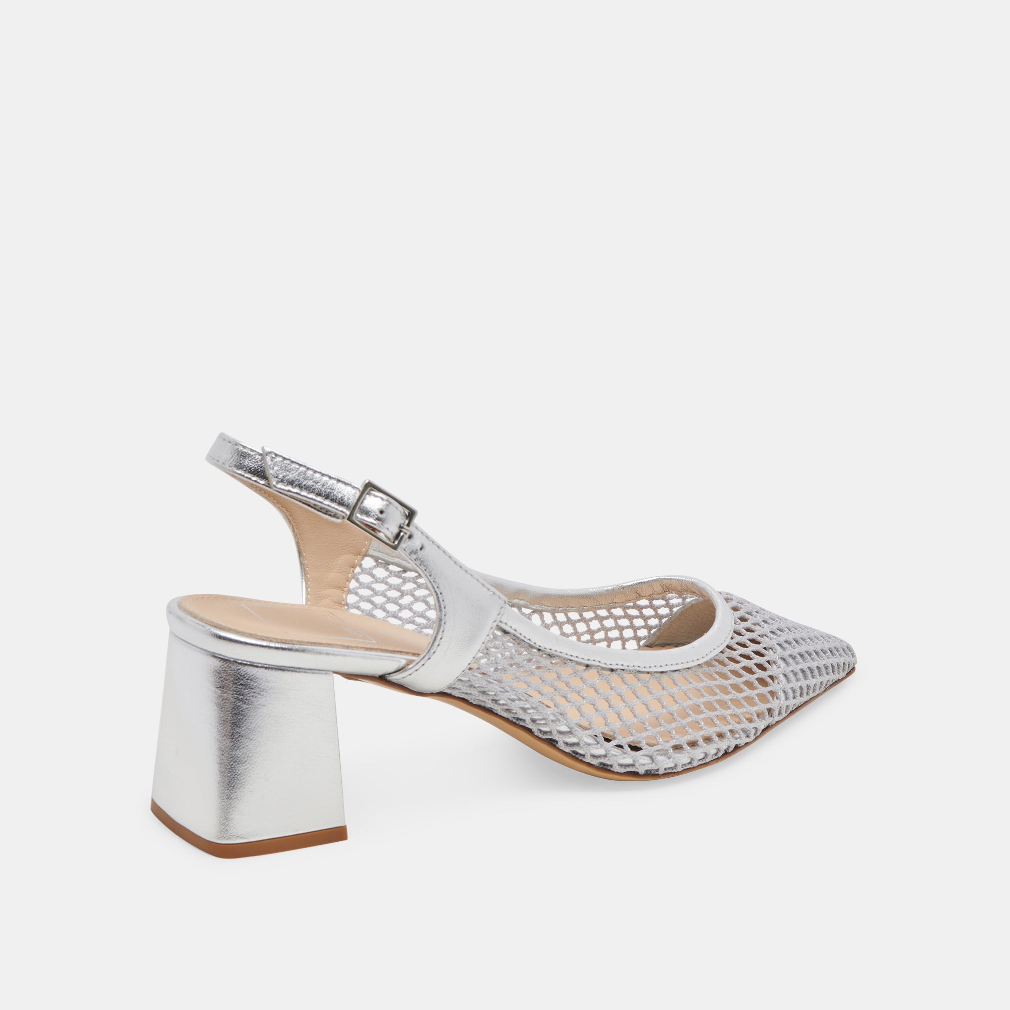 BLONDI Women's Silver Mesh High Heels - Elegant Party & Evening Dress Shoes for Weddings, Prom, and Special Occasions