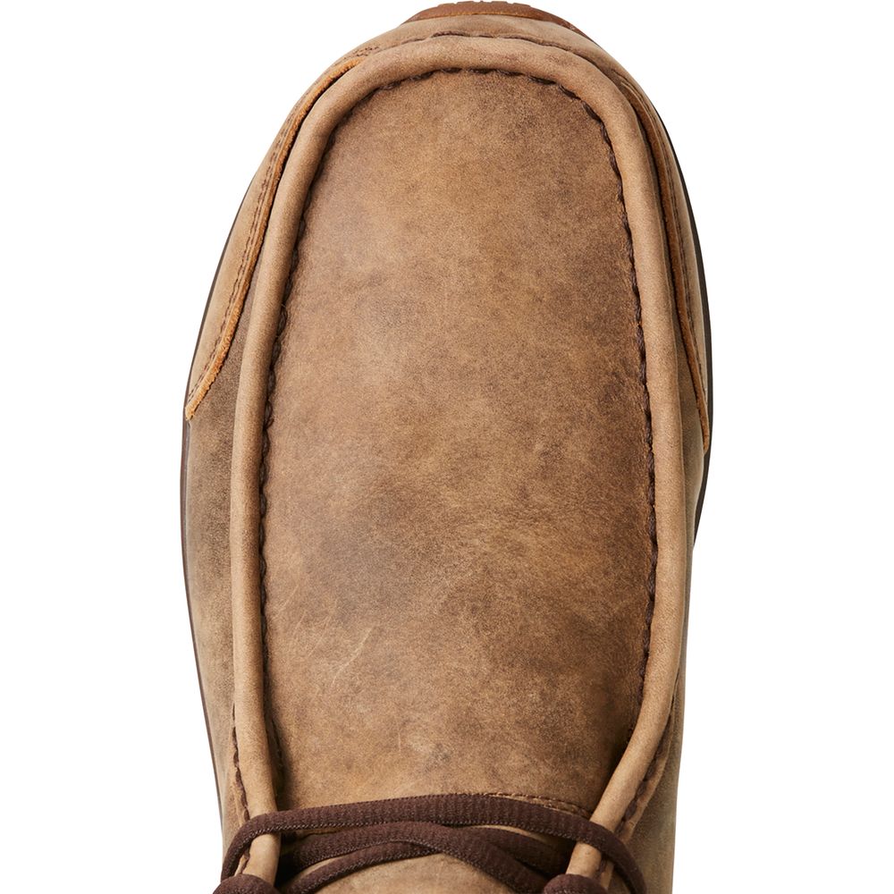 Ariat Men's Spitfire Brown Bomber Cowboy Boots - Size 9M - Durable Work & Riding Boots for Western Style & Outdoor Activities