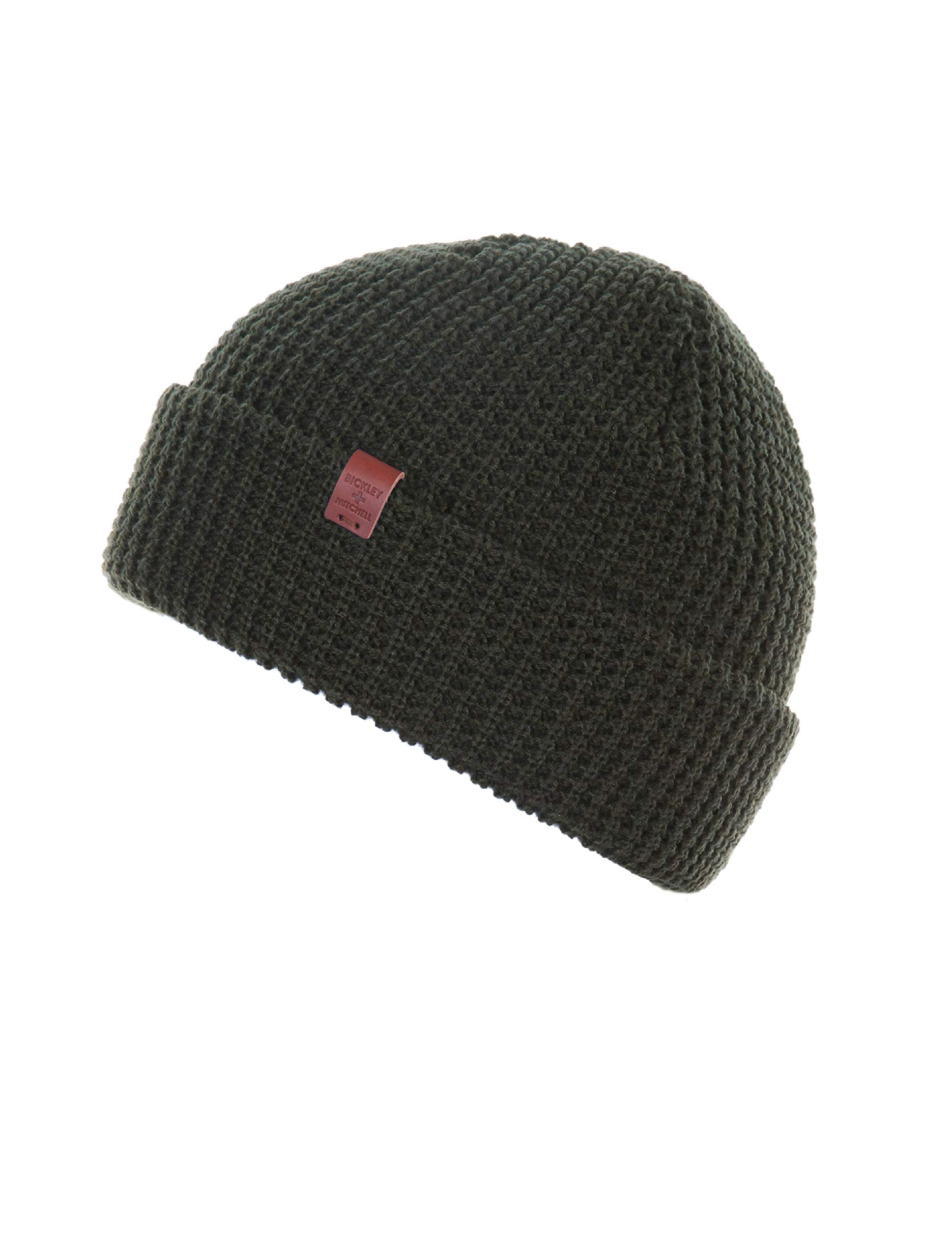 Bickley & Mitchell Thermal Thick Waffle Knit Beanie Hat for Men & Women - Soft Camel Color Winter Hat for Cold Weather, Outdoor Activities & Casual Style
