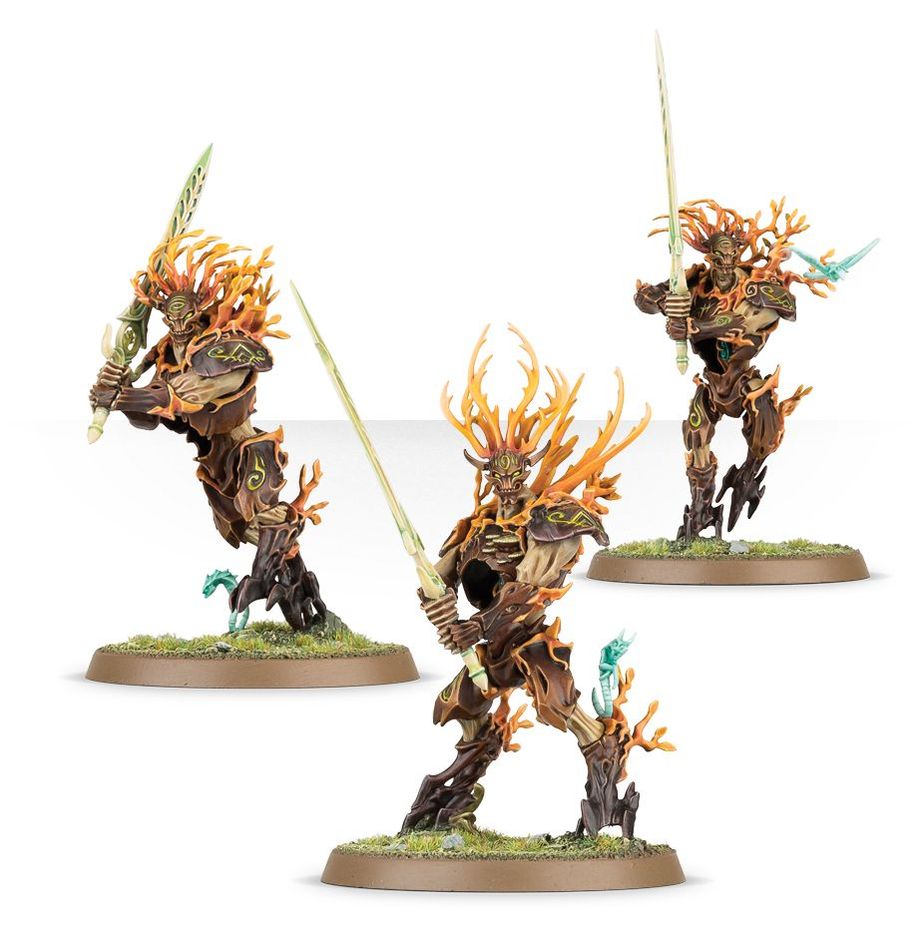 Age of Sigmar Sylvaneth Kurnoth Hunters Miniature Set - Warhammer Fantasy Battle Game for Collectors & Tabletop Wargaming Scenes