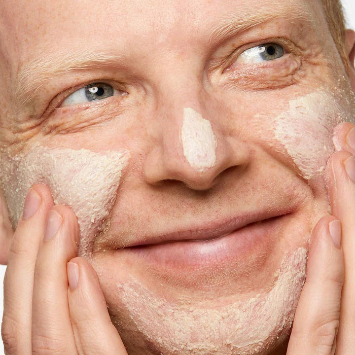 Clinique For Men™ Facial Exfoliator - Gentle Scrub for Smooth Skin | Daily Skincare & Grooming Routine