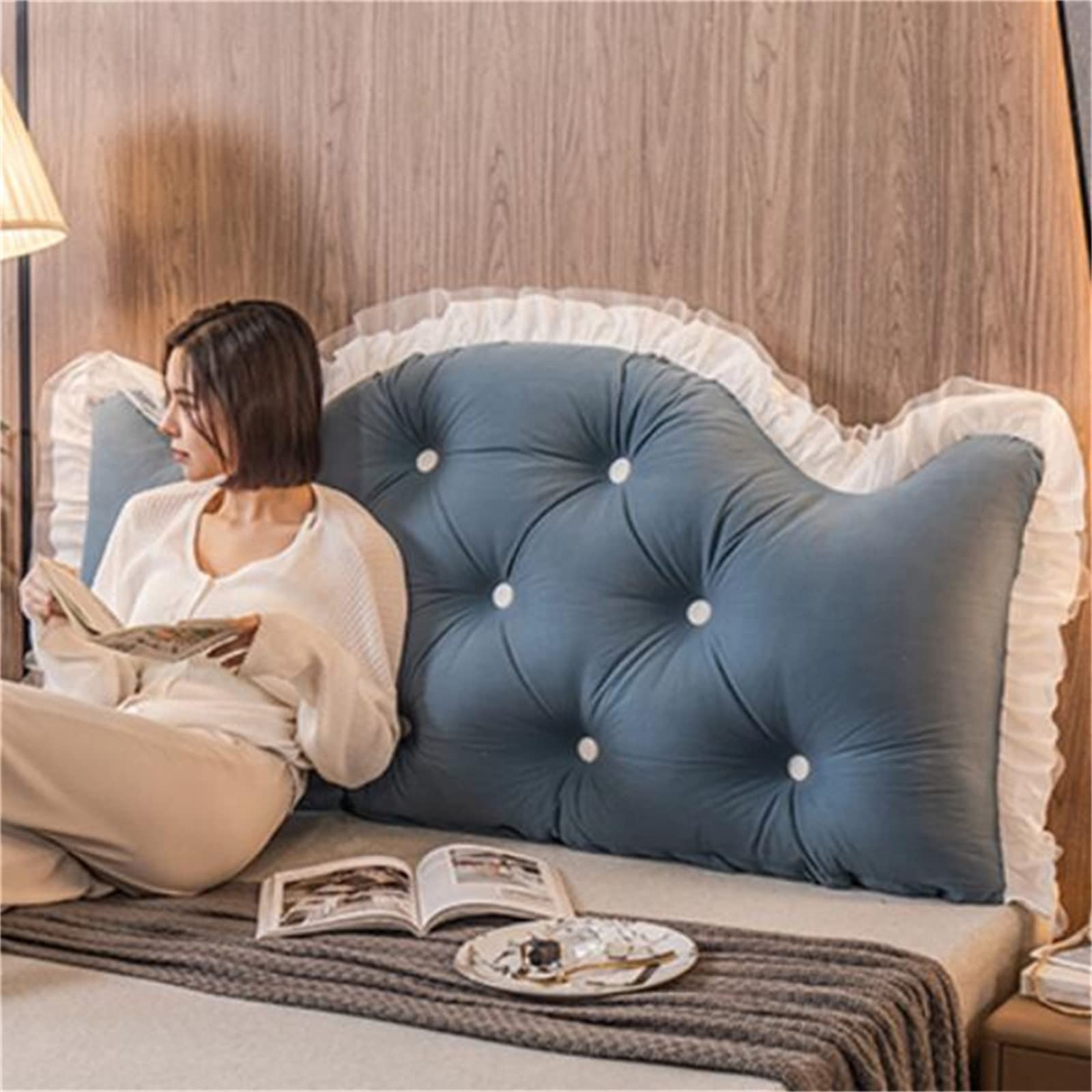 Large Headboard Pillow for Full, King, Queen & Twin Beds - 59
