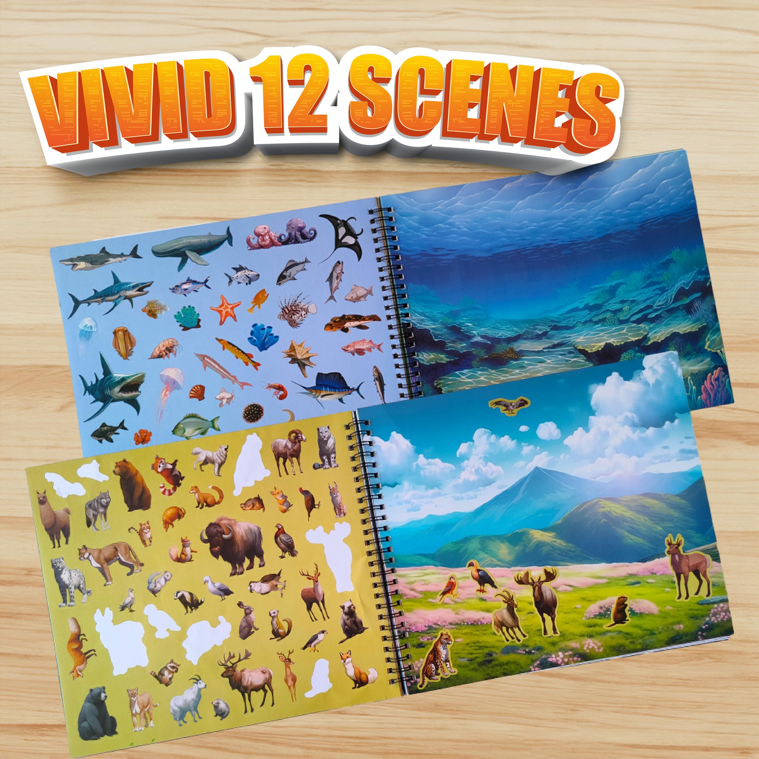 600+ Animal Habitat Stickers for Kids | Creative Learning Activities for Travel & Home