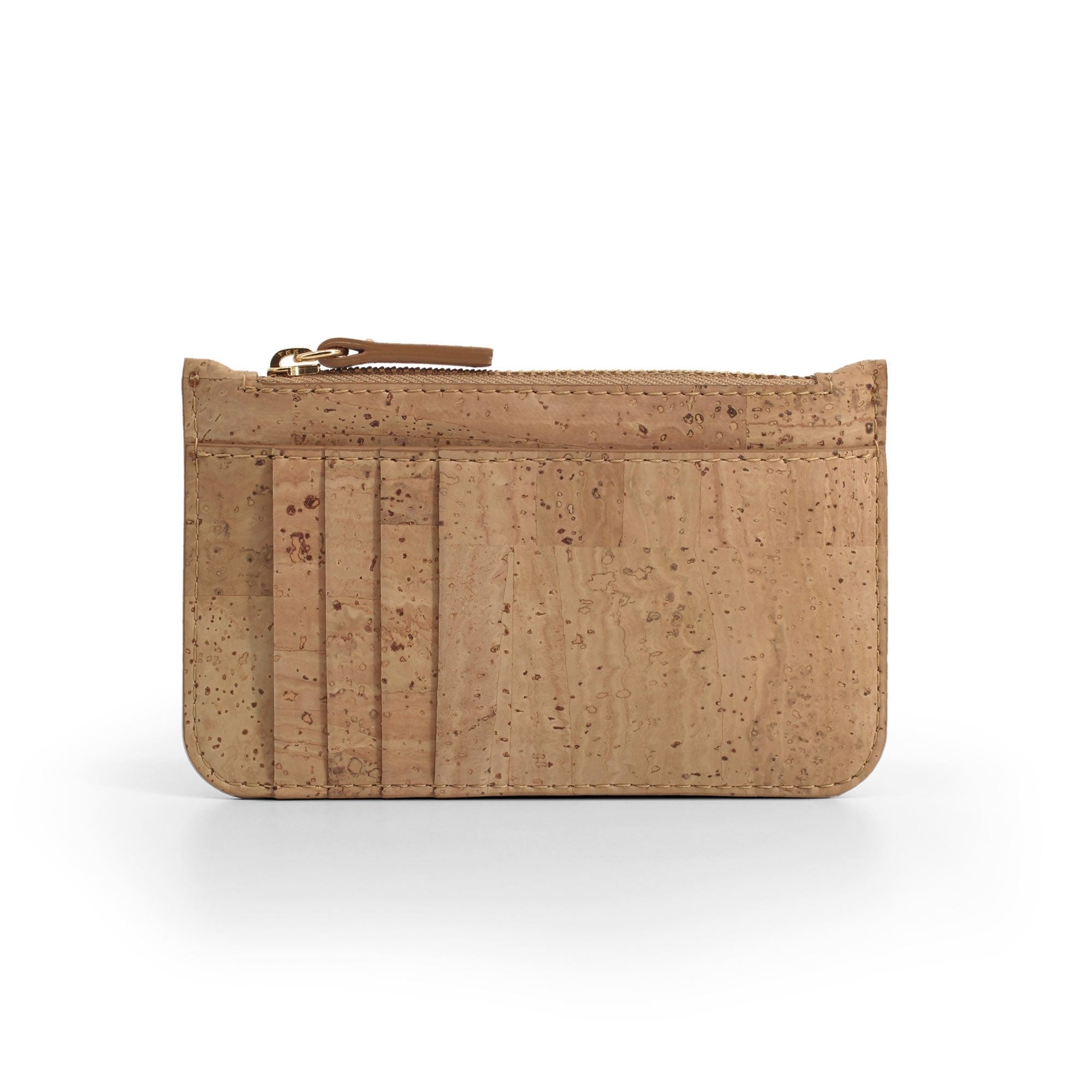 Premium Cork Cardholder - Eco-Friendly RFID Blocking Wallet for Men & Women | Beige | Slim Minimalist Design for Everyday Use & Travel