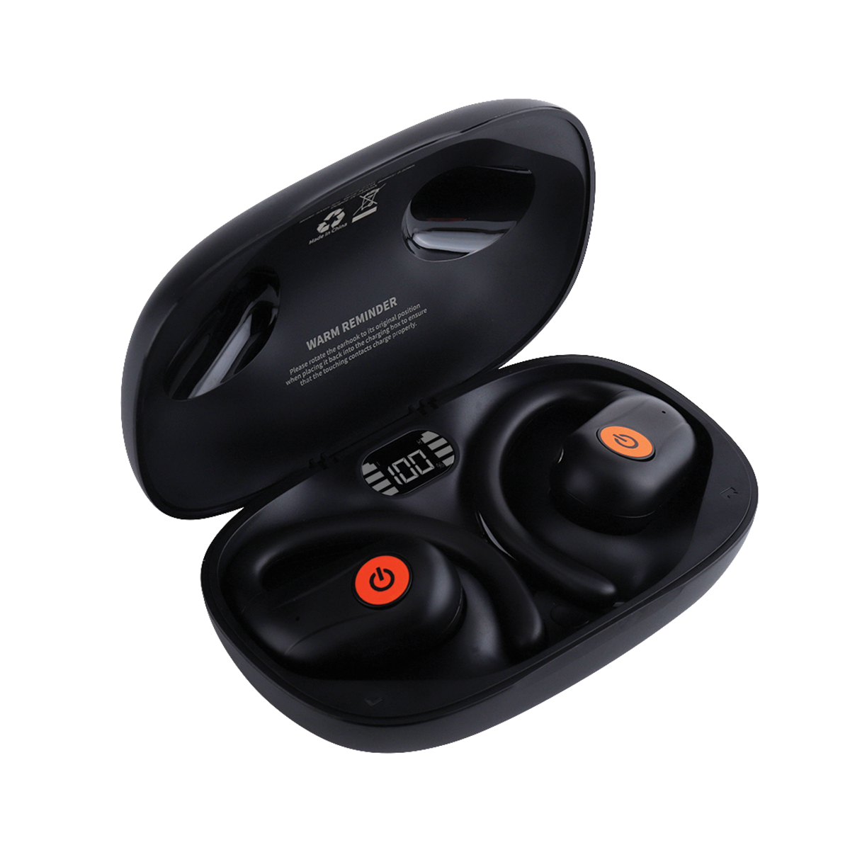 Sivga SO1 Open Ear True Wireless Sports Earbuds - Bluetooth 5.3 Headphones for Running, Cycling & Gym Workouts - Sweatproof Lightweight Comfort Fit for Active Lifestyle