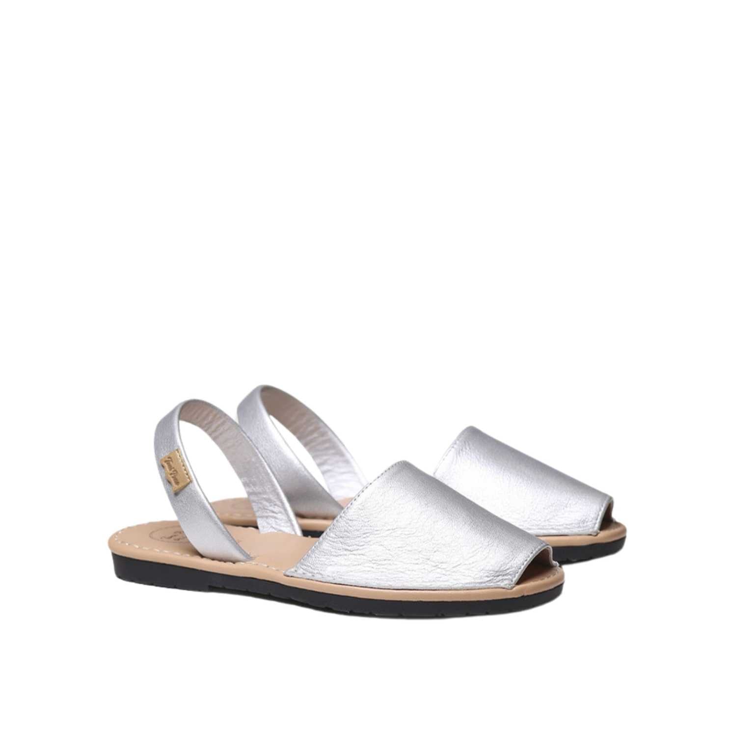Open Toe Classic Menorquine Leather Sandals for Women - Comfortable Sling Back Strap Design - Perfect for Beach, Vacation & Summer Outfits