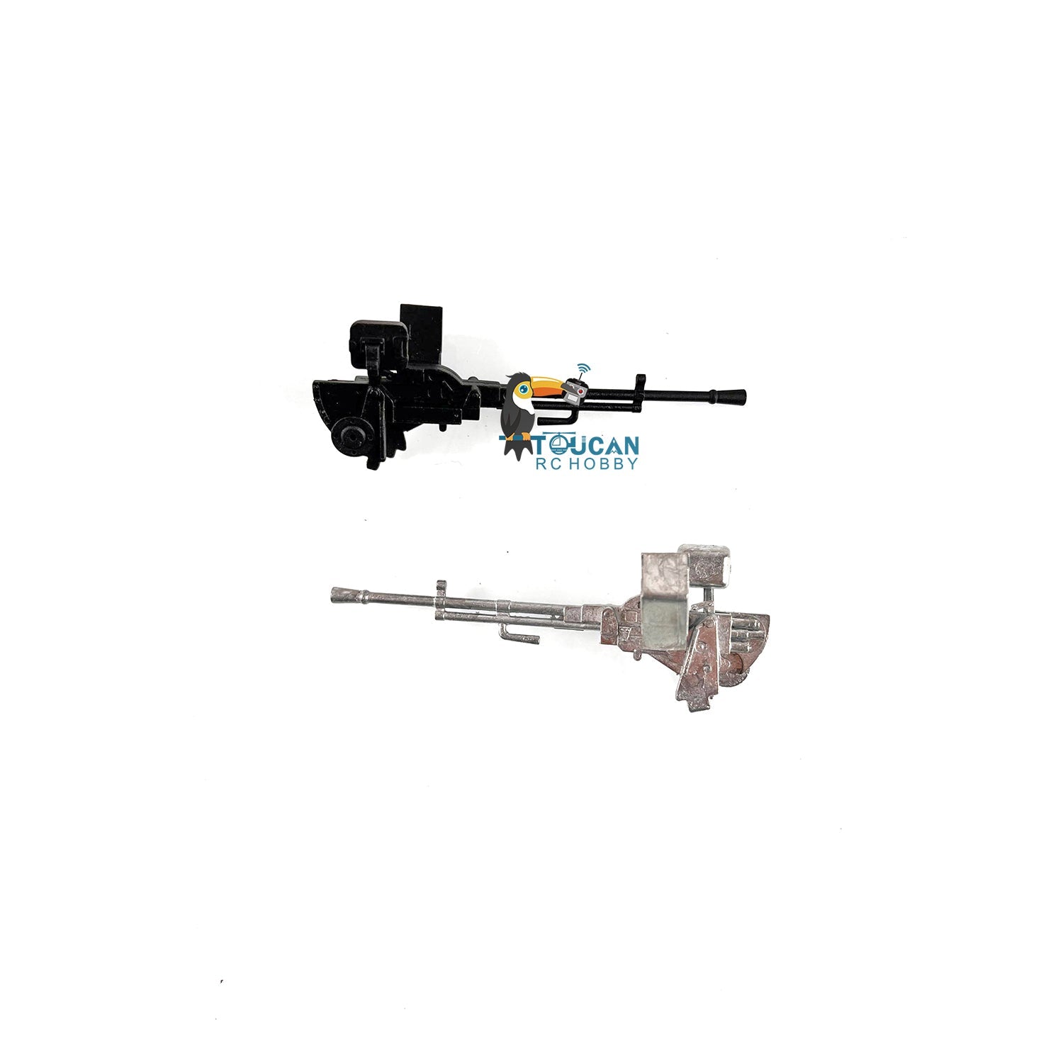 1/16 Scale Metal Machine Gun for Henglong RC Tanks - Compatible with Sherman 3898, M1A2, Panzer III, King Tiger 3848, Challenger 3908 - Upgrade Part for Tank Battles & Military Model Displays