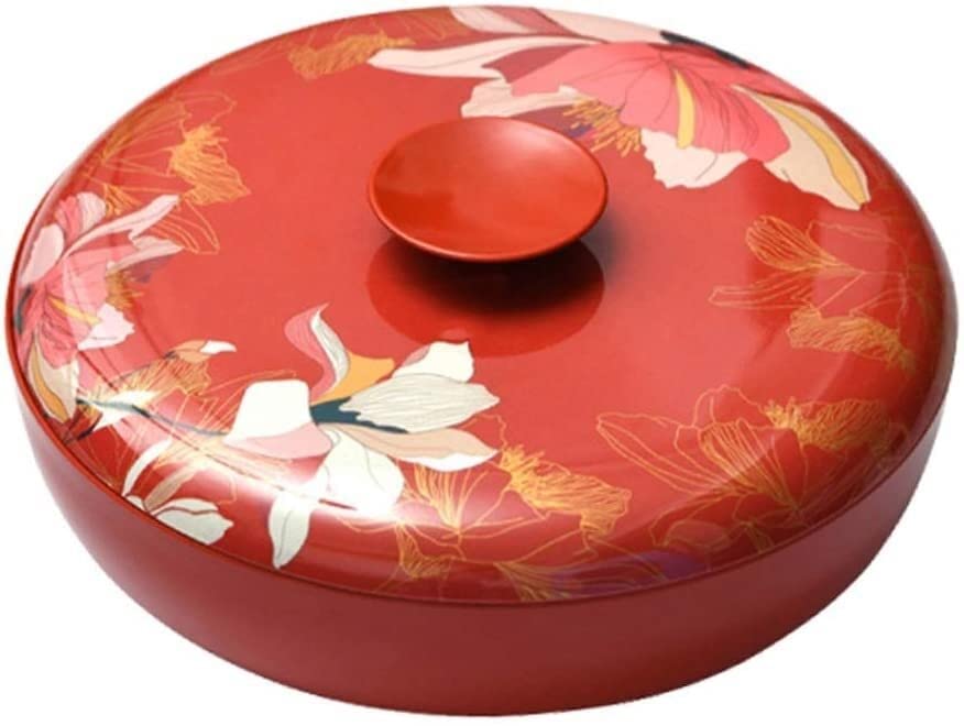 Rotating Dried Fruit Snack Box - 3-Tier Candy Nut Storage Container for Living Room | Chinese New Year Party, Home Decor & Holiday Snack Display
