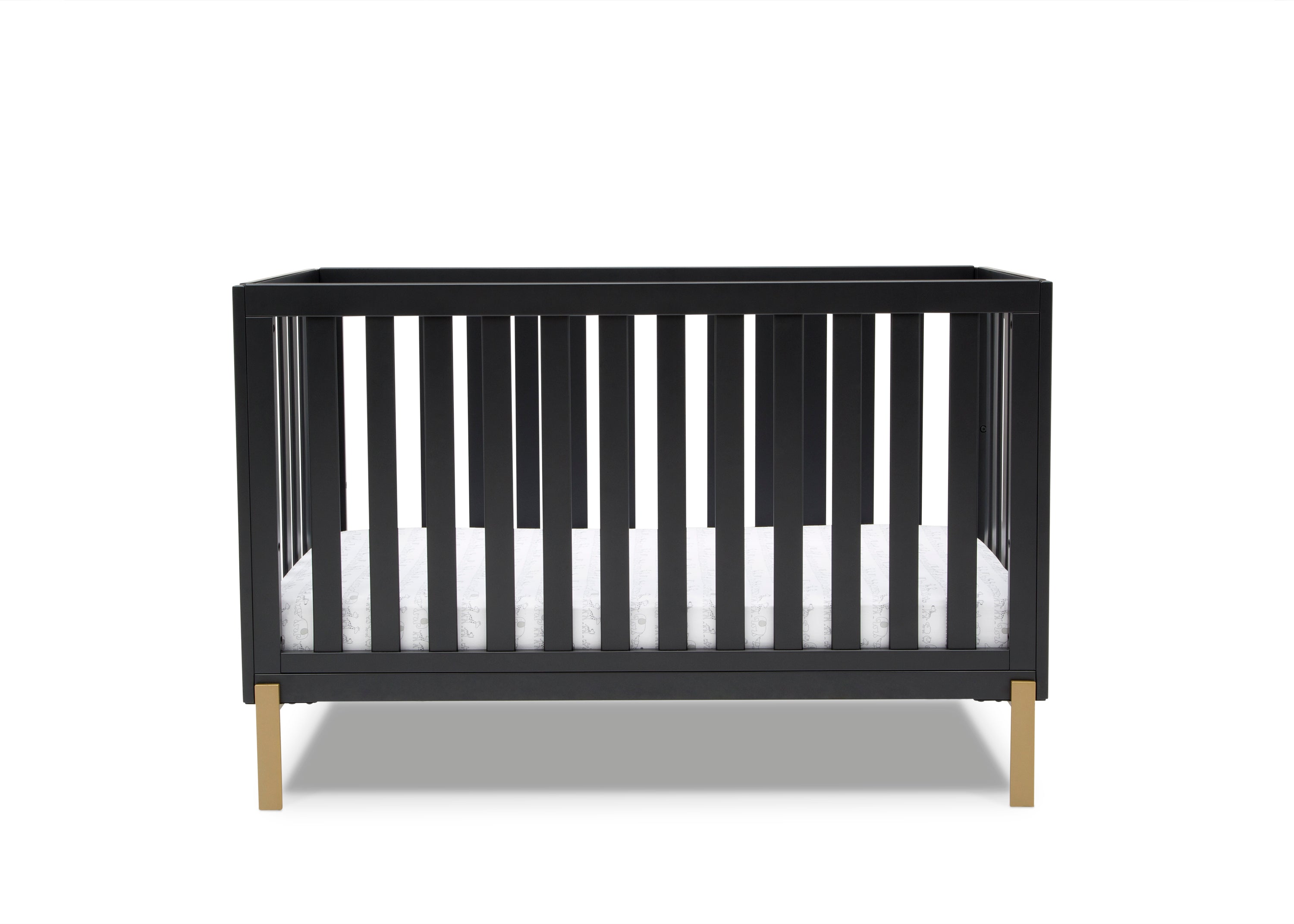 Hendrix 4-in-1 Convertible Baby Crib - Toddler Bed, Daybed & Full-Size Bed - Safe Nursery Furniture for Boys & Girls - Perfect for Newborn to Teen Years