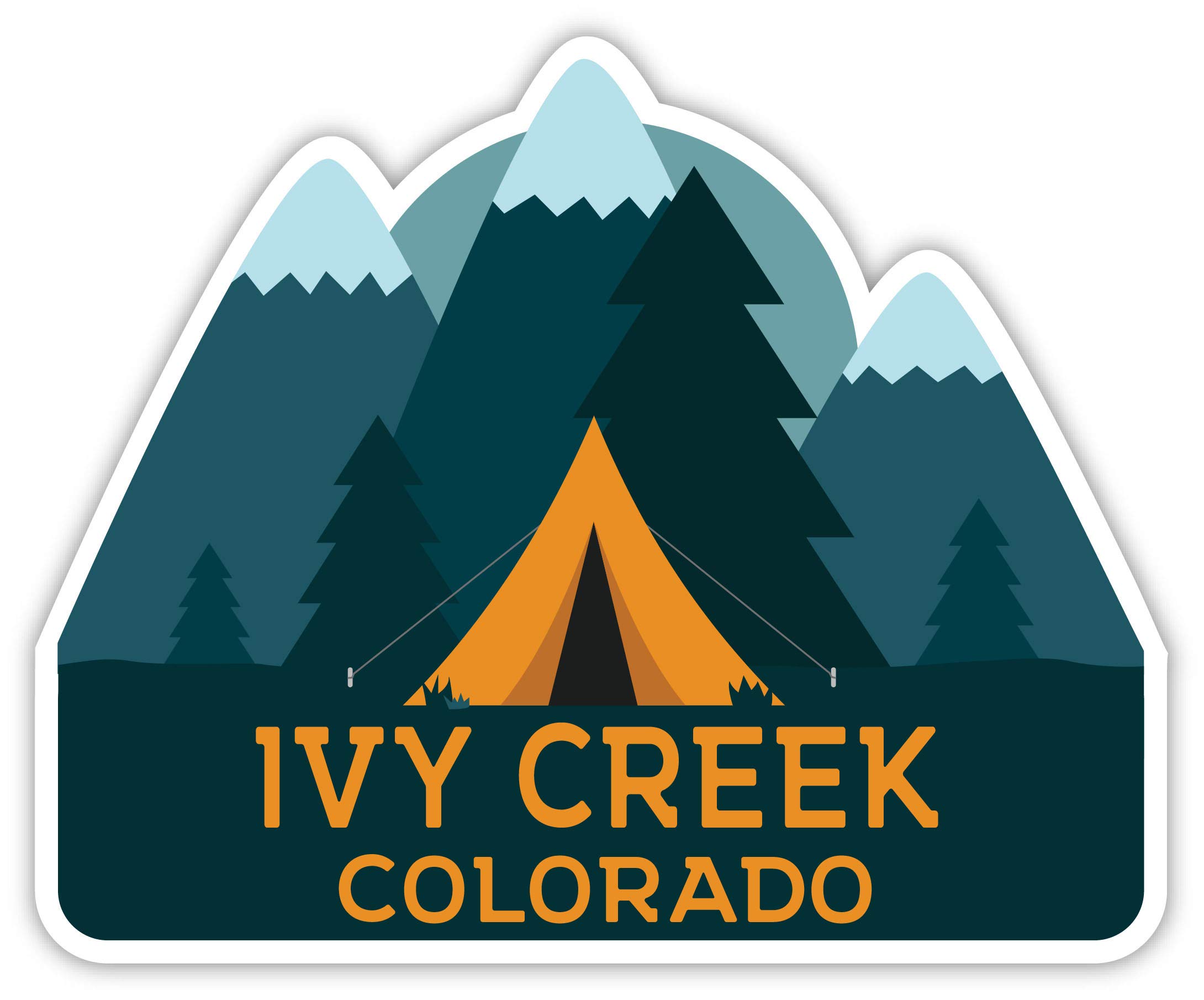 Colorado Souvenir 4-Inch Fridge Magnet with Camping Tent Design - Perfect for Travel Memories, Home Decor & Gift Giving