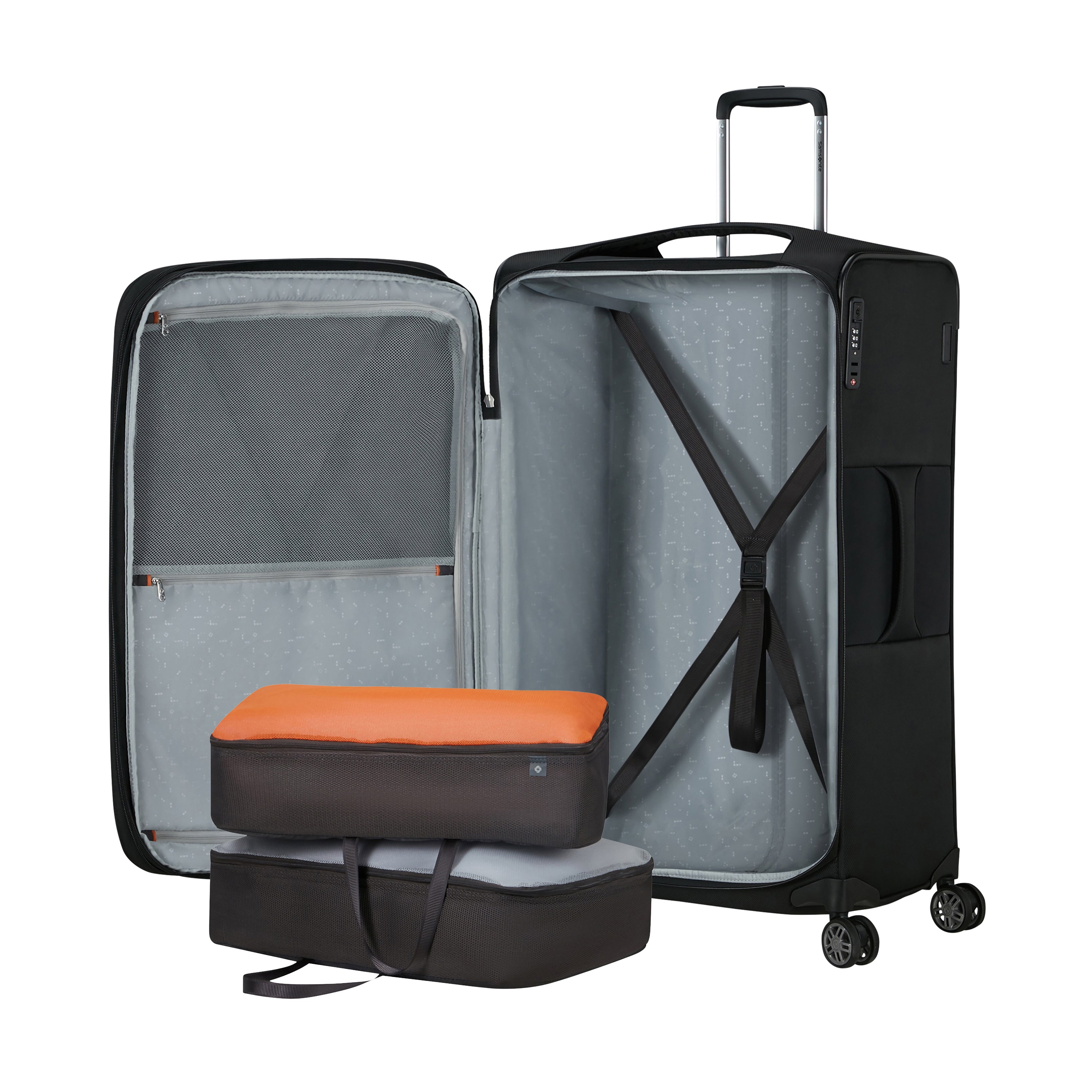 Samsonite Re Lite Spinner Expandable Large Suitcase - Lightweight Durable Check-in Luggage for Travel, Business Trips & Vacations