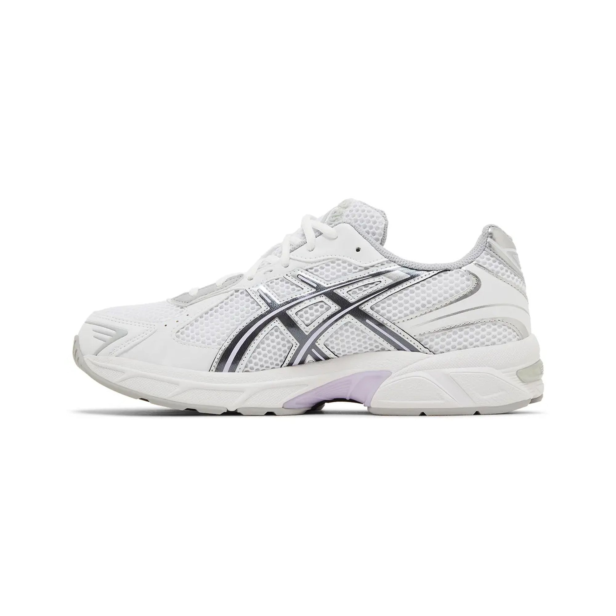 ASICS Gel 1130 Women's Running Shoes - White/Carrier Grey/Lilac (2024) | Lightweight Cushioned Sneakers for Jogging, Gym Workouts & Everyday Comfort