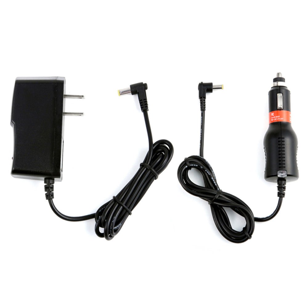 Universal Car Charger & AC/DC Power Adapter for Sylvania SDVD7060 Portable DVD Player - Fast Charging, Home & Travel Use, Car Entertainment System Accessory