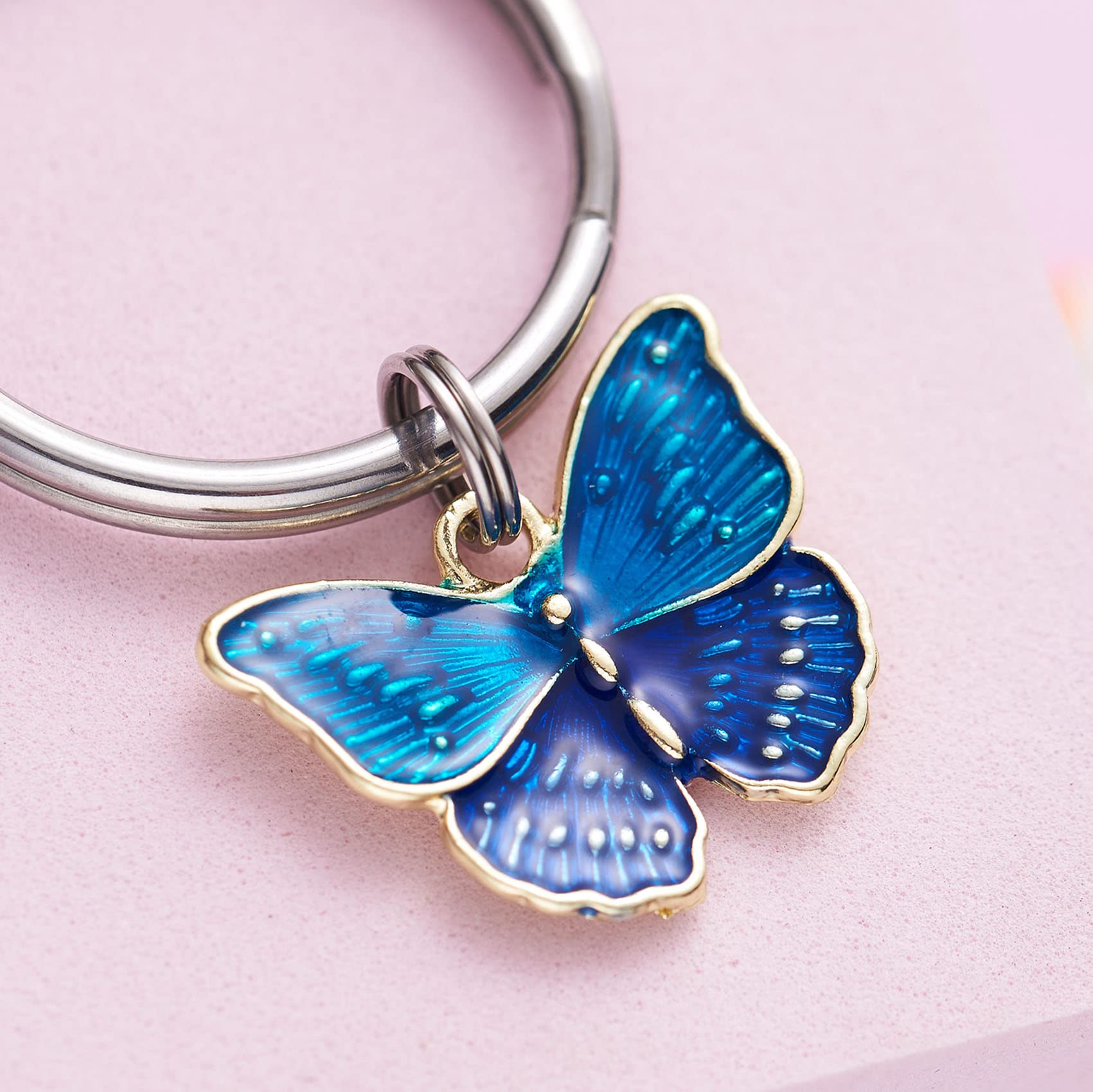 Melix Home Inspirational Butterfly Keychain - Thoughtful Spiritual Gift for Women, Best Friends, Her - Perfect for Birthday, Anniversary, Graduation & Daily Encouragement