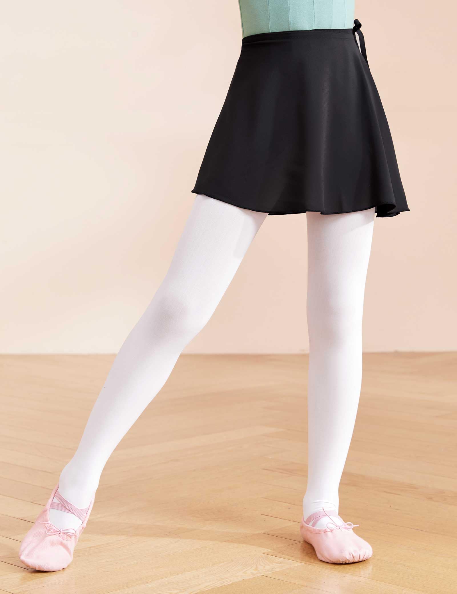 Girls Ballet Skirt - Chiffon Dance Wrap Skirt for Leotards - Perfect for Ballet Class, Dance Recitals & Performance Costumes