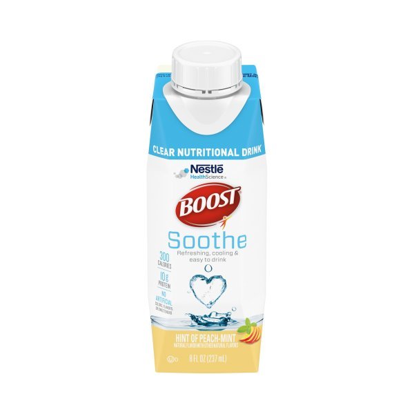 Boost Soothe Nutritional Drink - 8 oz. Carton | Immune Support & Digestive Health | Perfect for Cold Relief & Wellness Recovery
